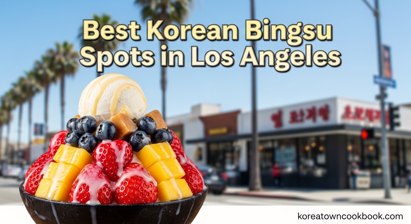 Best Korean Bingsu Spots in Los Angeles