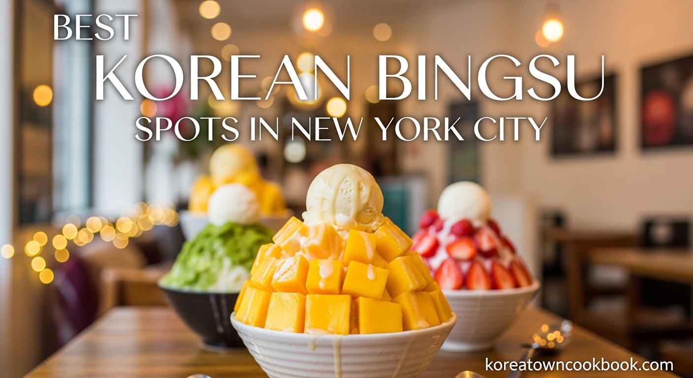 Best Korean Bingsu Spots in New York City