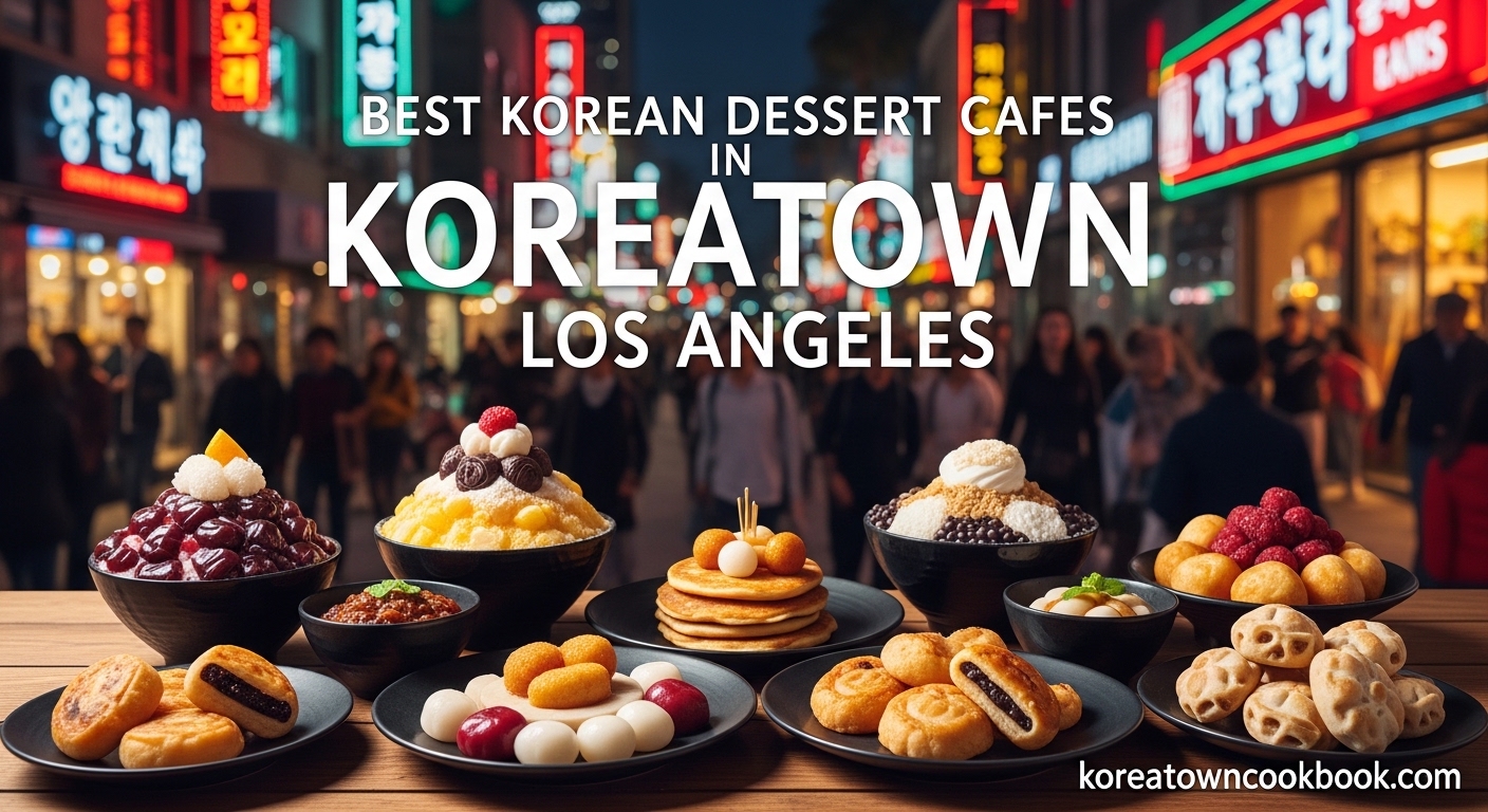 Best Korean Dessert Cafes in Koreatown Los Angeles