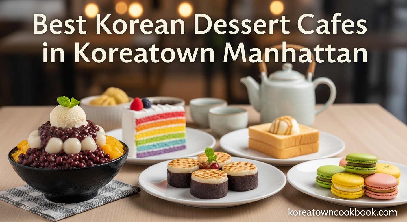 Best Korean Dessert Cafes in Koreatown Manhattan