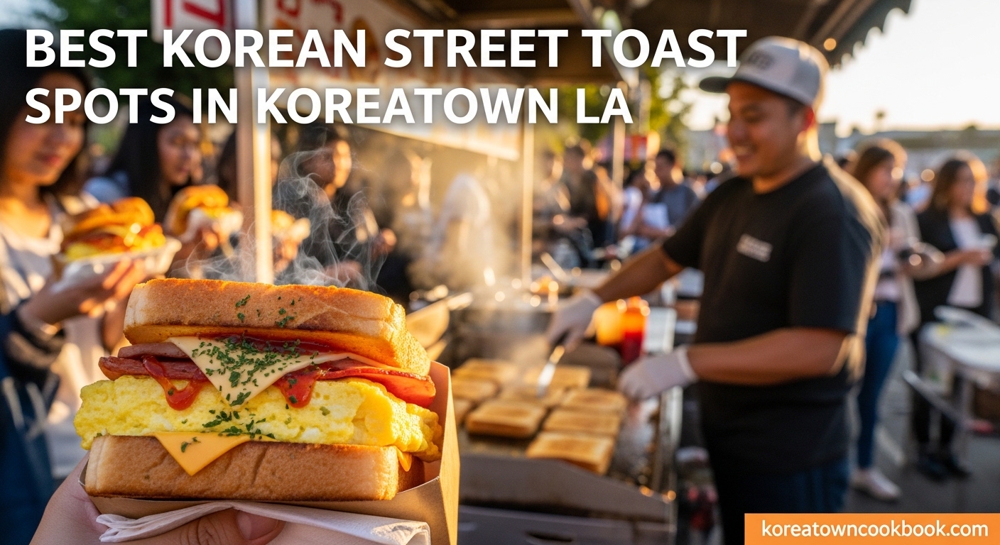 Best Korean Street Toast Spots in Koreatown LA