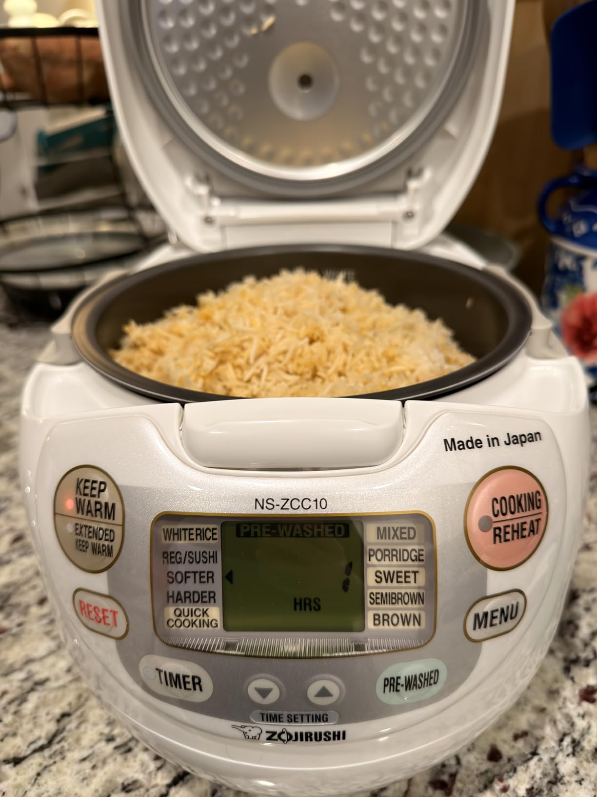 Zojirushi Neuro Fuzzy 10-Cup Rice Cooker and Warmer (Premium White) customer photo 1