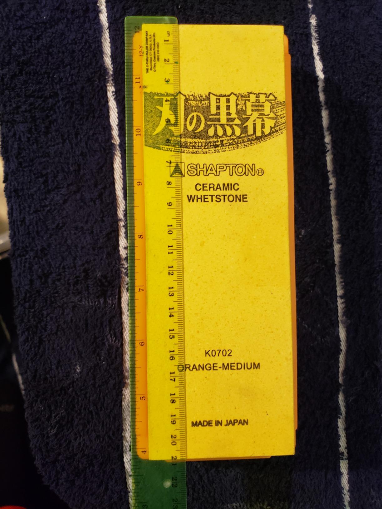 Shapton K0702 Blade, #1000, Medium, Orange - Japanese Ceramic Whetstone customer photo 1