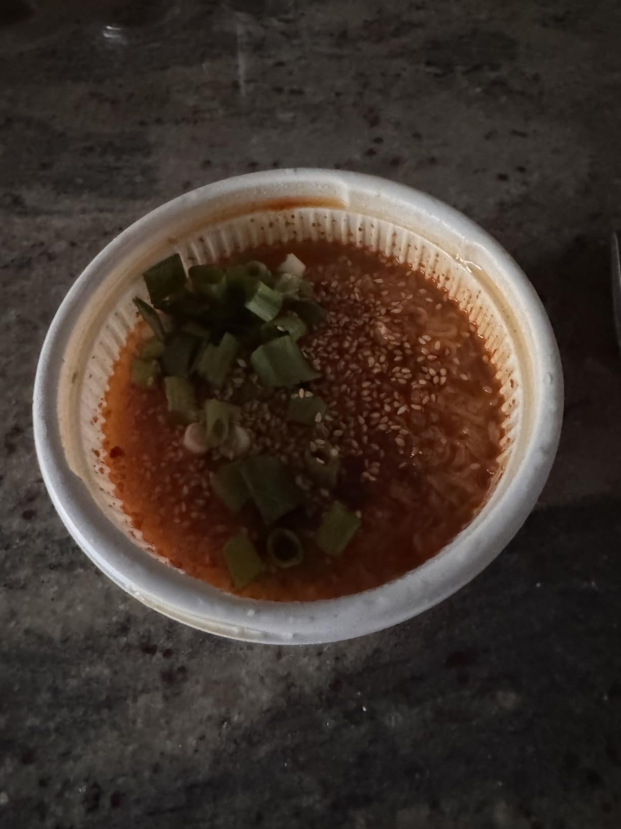 Nongshim Shin Ramyun Bowl Noodles, Spicy Korean Signature Instant Ramyun, Rich Beef Flavored Broth, Microwaveable Bowl, 3.03 oz (Pack of 12) customer photo 1