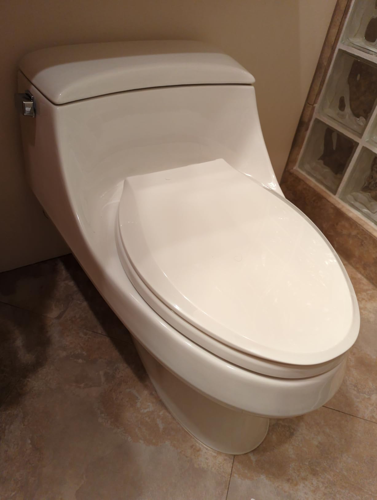 Bio Bidet Bliss BB1000 Warm Water Bidet Seat, Air Dryer, Heated Seat with Slow Close Lid, Remote Control, Round customer photo 2