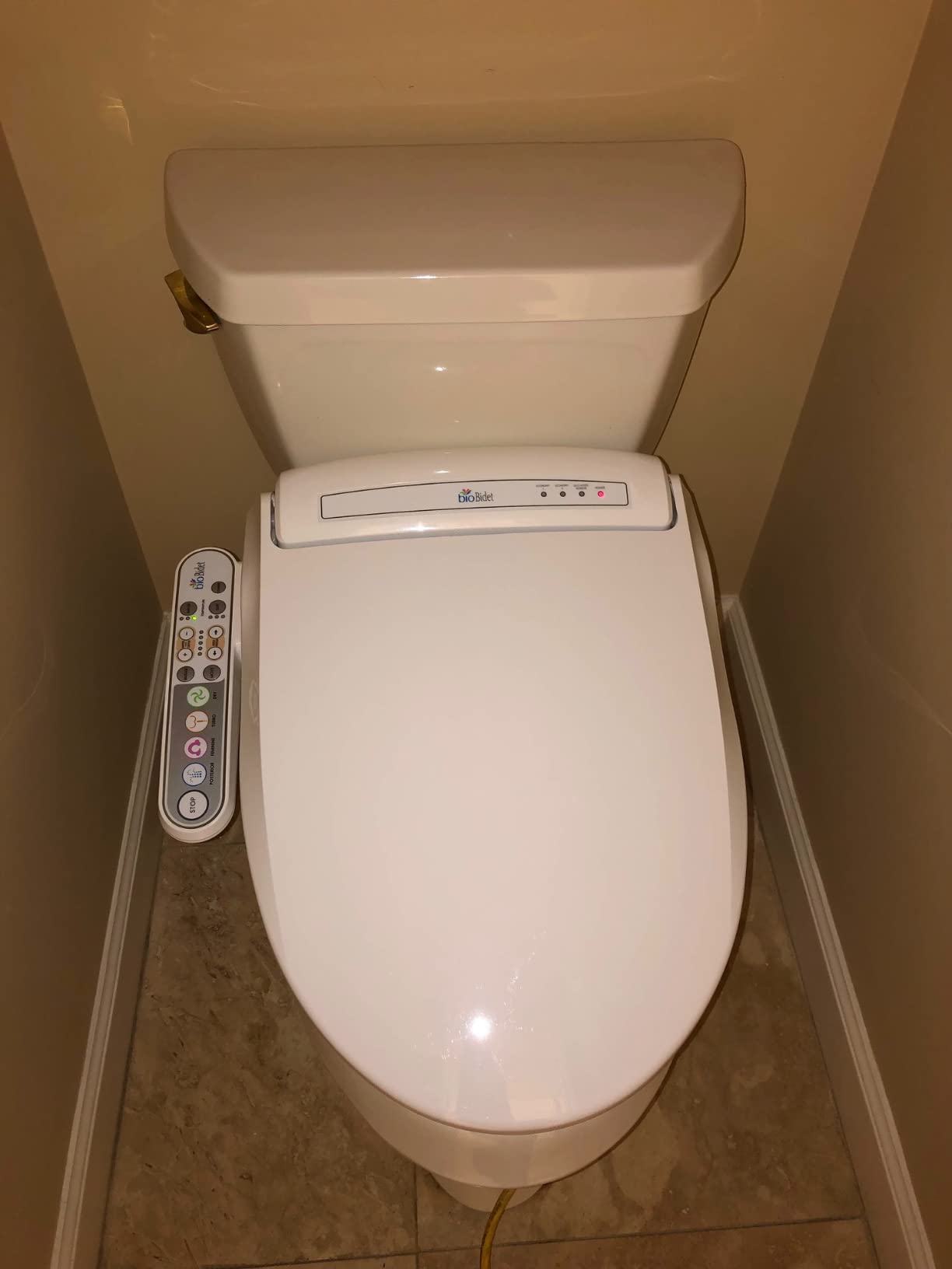 Bio Bidet by Bemis BB-800 Bidet Toilet Seat, Adjustable Warm Water, Round, White customer photo 2