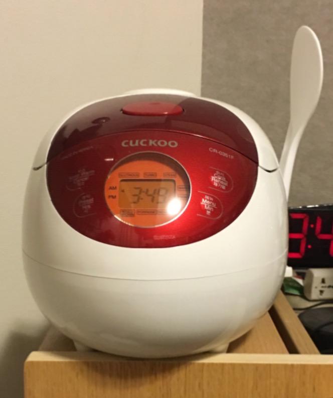 CUCKOO Micom Rice Cooker 3 Cup Uncooked / 6 Cup Cooked, Korean Fuzzy Logic Rice Cooker Small with Delay Timer & Keep Warm Setting, Versatile Food Steamer with Non-Stick Inner Pot, Red (CR-0351F) customer photo 2