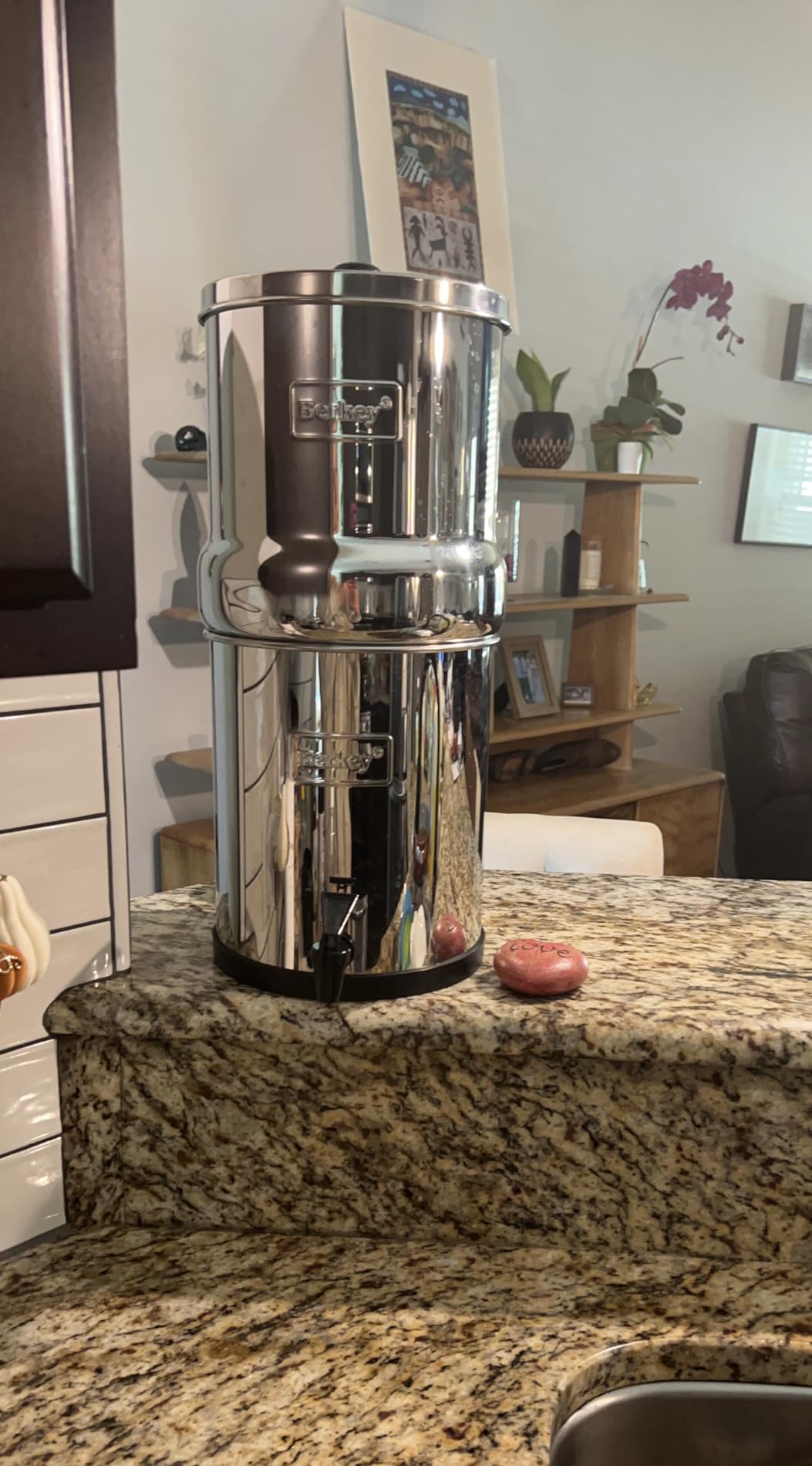 Big Berkey Gravity-Fed Stainless Steel Countertop Water Filter System 2.25 Gallon with 2 Authentic Black Berkey Elements BB9-2 Filters customer photo 2