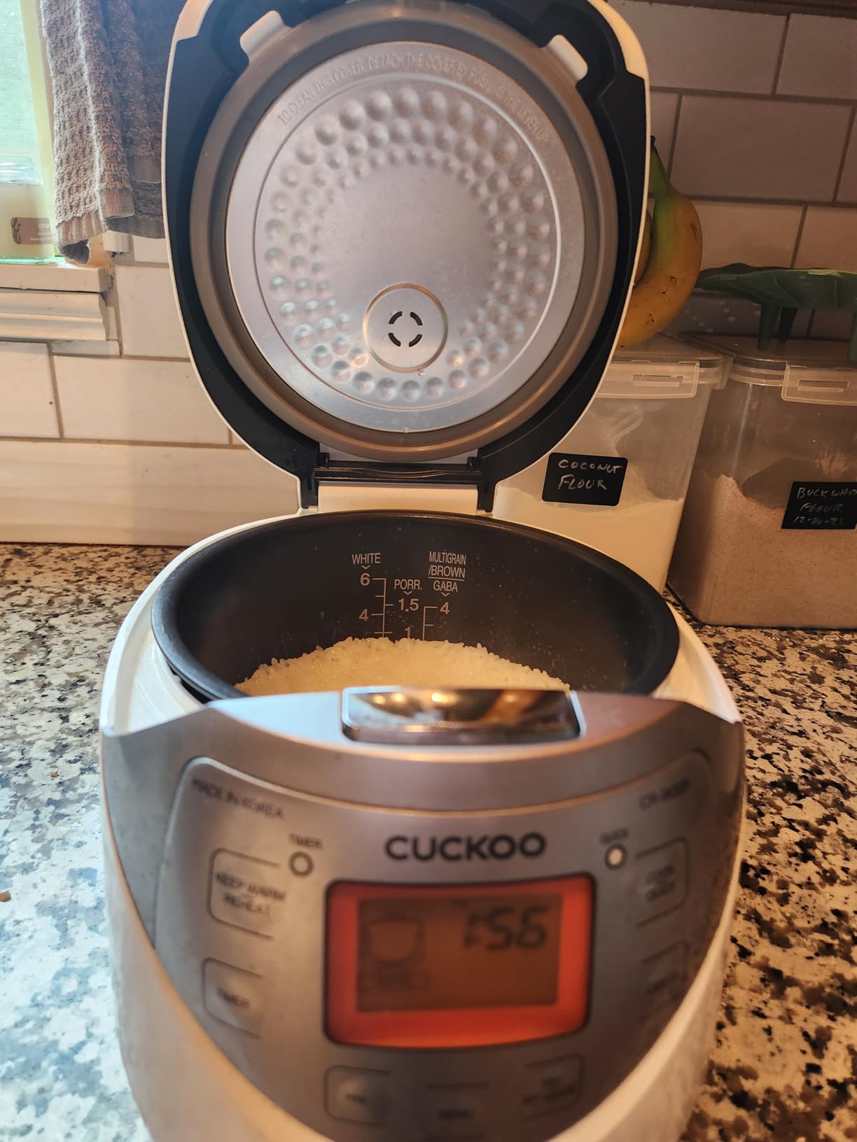CUCKOO Micom Rice Cooker 6 Cup Uncooked / 12 Cup Cooked, Korean Fuzzy Logic Rice Cooker with Delay Timer & Keep Warm Setting, Versatile Food Steamer with Non-Stick Inner Pot, Pink (CR-0631F) customer photo 2