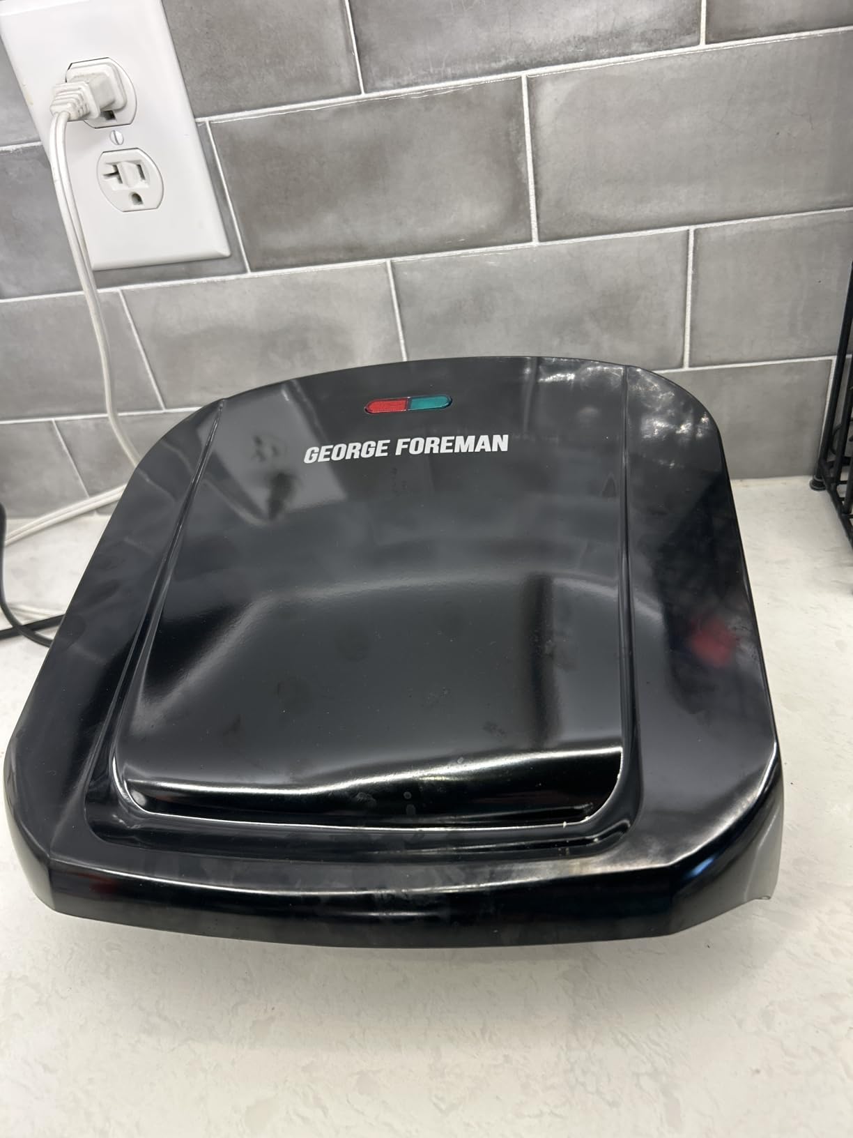 George Foreman 4-Serving Indoor Grill with Removable Plates customer photo 1