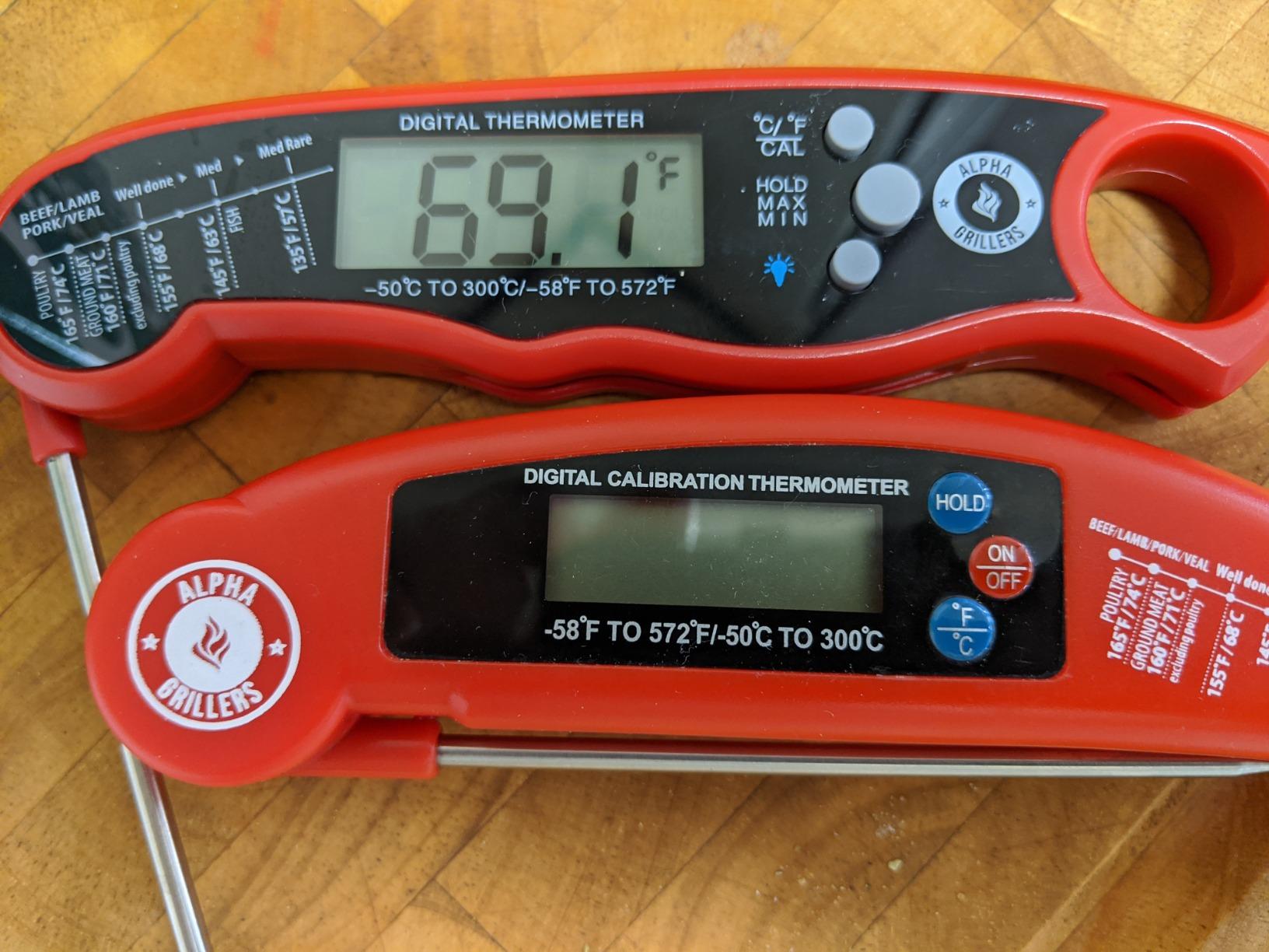 Alpha Grillers Instant Read Meat Thermometer Digital, Cooking, Food, Grill customer photo 1