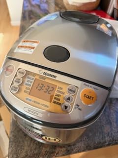 Zojirushi NP-HCC18XH Induction Heating System Rice Cooker and Warmer, 1.8 L, Stainless Dark Gray customer photo 2