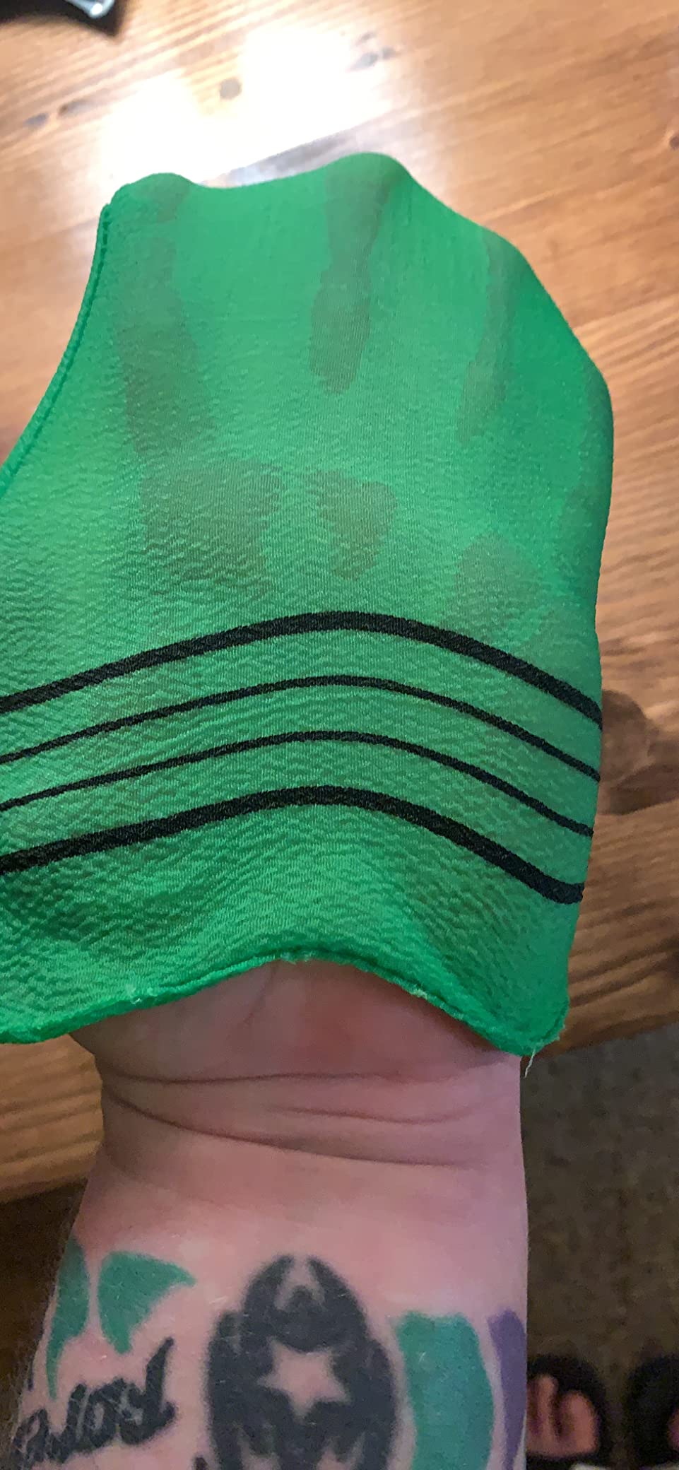 Korean Italy Towel Genuine Korean Exfoliating Scrub Bath Mitten 20Pcs Green customer photo 2