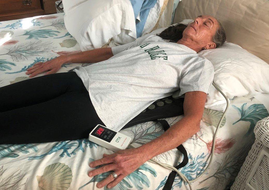 UTK 70'' x 24'' Large Far Infrared Heating Pad, Full Body Pure Jade Heating Pad for Pain Relief, FSA-HSA Eligible Weighted Mat with 429 Natural Jade, Hot to 149℉, 4H Auto Off, Gift for Women Men customer photo 2