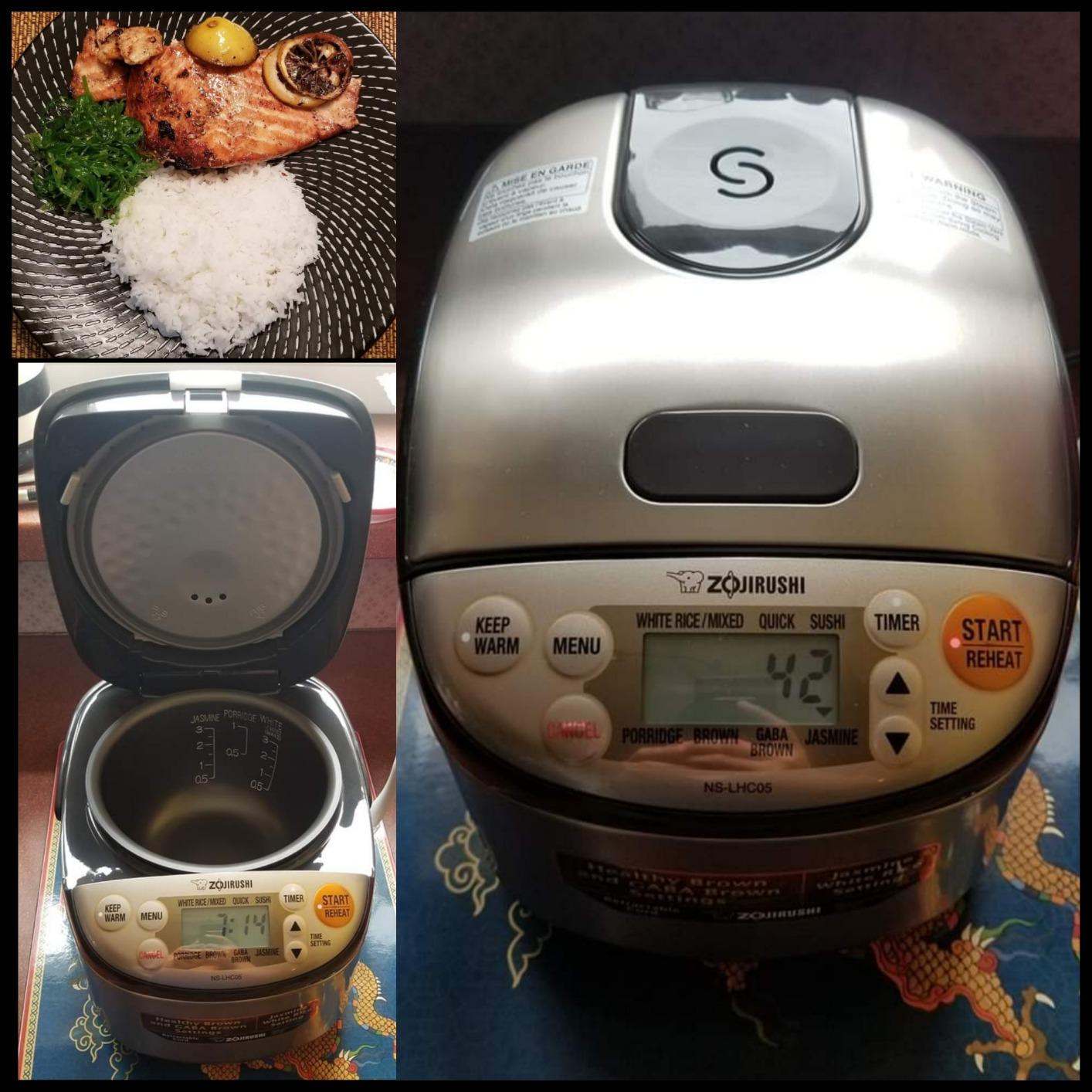 Zojirushi NS-LHC05 Micom Rice Cooker & Warmer, Stainless Dark Brown, 3 Cups Uncooked customer photo 1