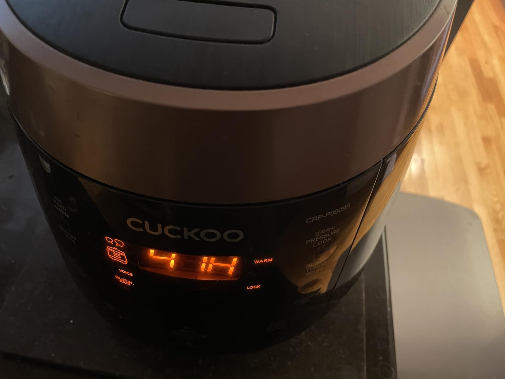 Cuckoo High Pressure Rice Cooker 6-Cup Uncooked / 12-Cup Cooked with Nonstick Inner Pot, Versatile Rice Maker with 12 Menu Options and Steam Plate, Fuzzy Logic Tech, Voice Guide, Black (CRP-P0609S) customer photo 2