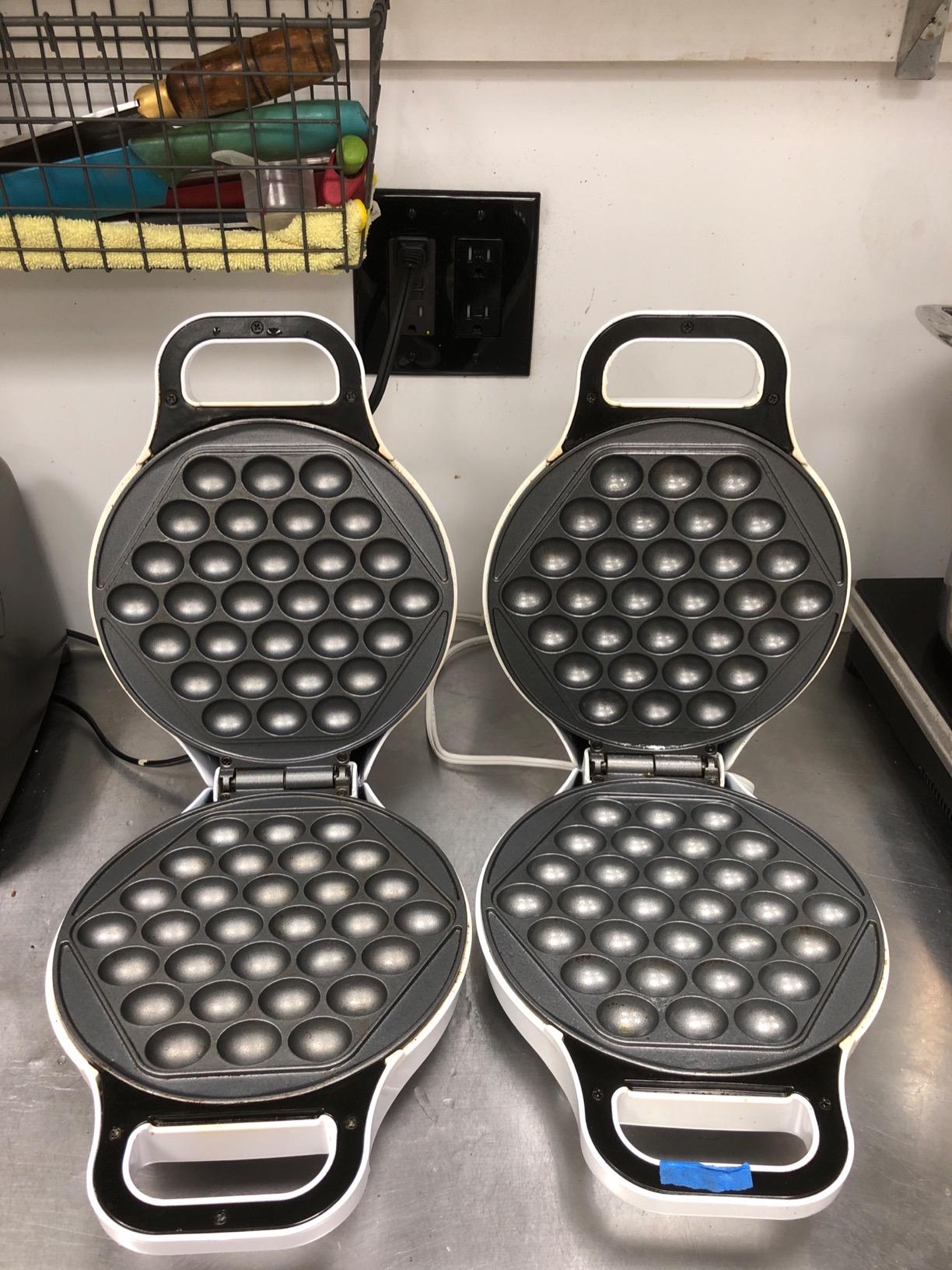 Hong Kong Egg Waffle Maker by StarBlue with BONUS recipe e-book - Make Hong Kong Style Bubble Egg Waffle in 5 minutes, AC 120V, 60Hz, 760W customer photo 1