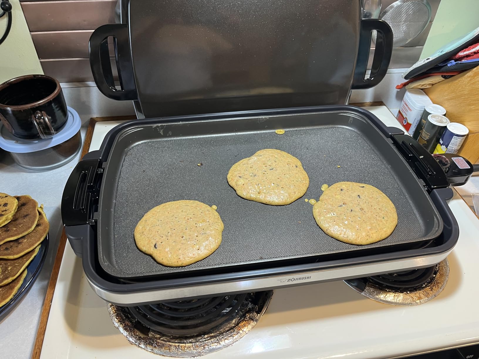 Zojirushi EA-BDC10TD Gourmet Sizzler Electric Griddle, One Size, Dark Brown customer photo 2
