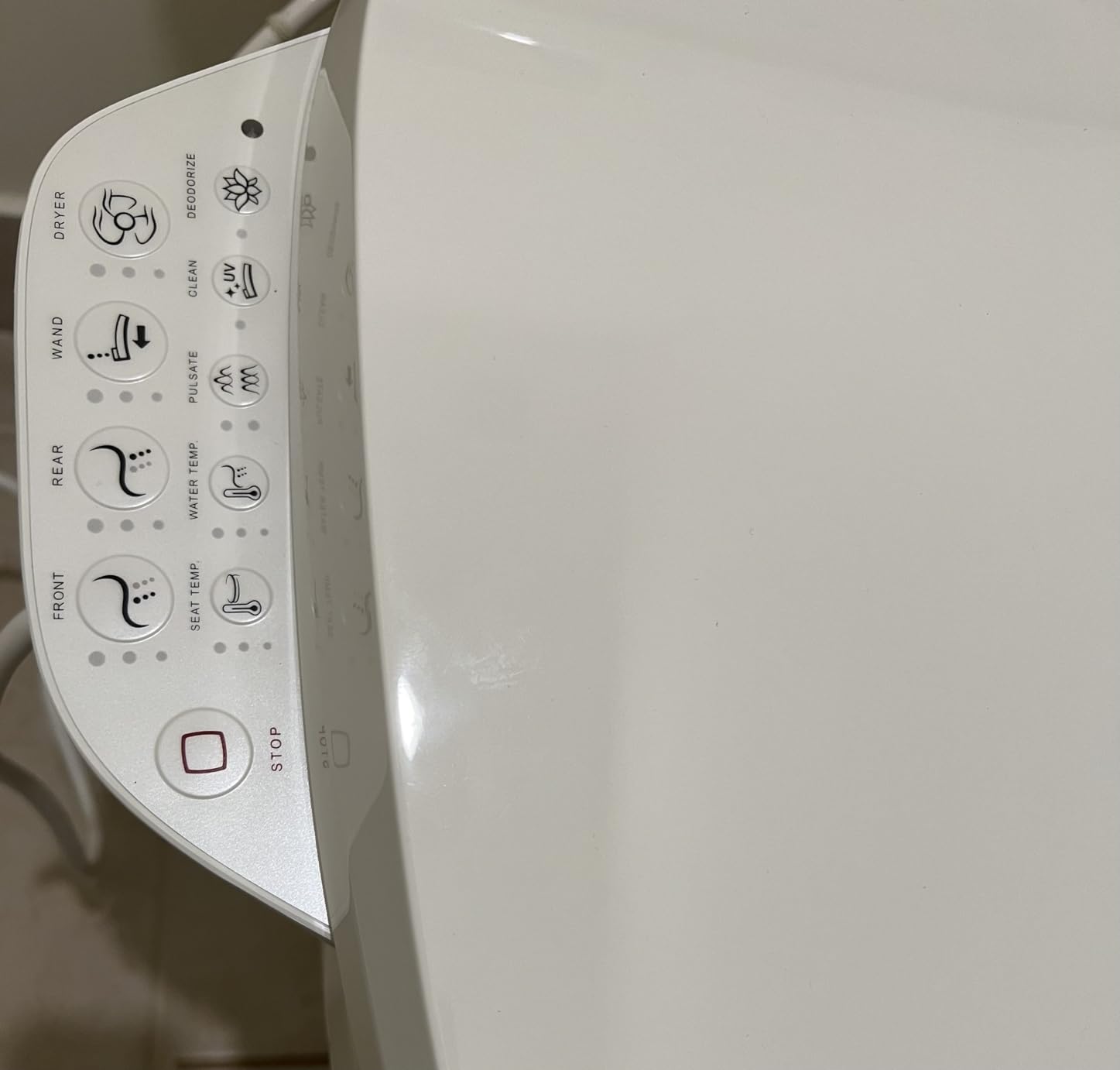 Kohler PureWash E590 Elongated Heated Bidet Toilet Seat, White with Side Panel, Warm Water, Dryer, Quiet-Close Lid, Self-Cleaning Wand, Adjustable Water Pressure and Nightlight, Easy Installation customer photo 1