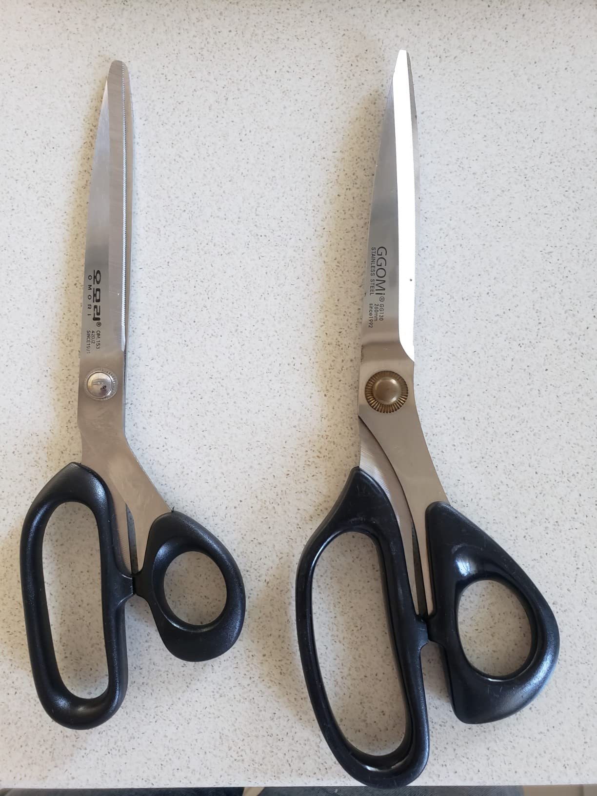 3T Stainless Blade Kitchen Scissors - 10.23in x 1Pack | Korean Barbecue Kalbi Rib Chicken Meat Cutting | Sharp Heavy Duty Multipurpose Kitchen Shears for Cutting Dishwasher Safe (GG130, Black) customer photo 2