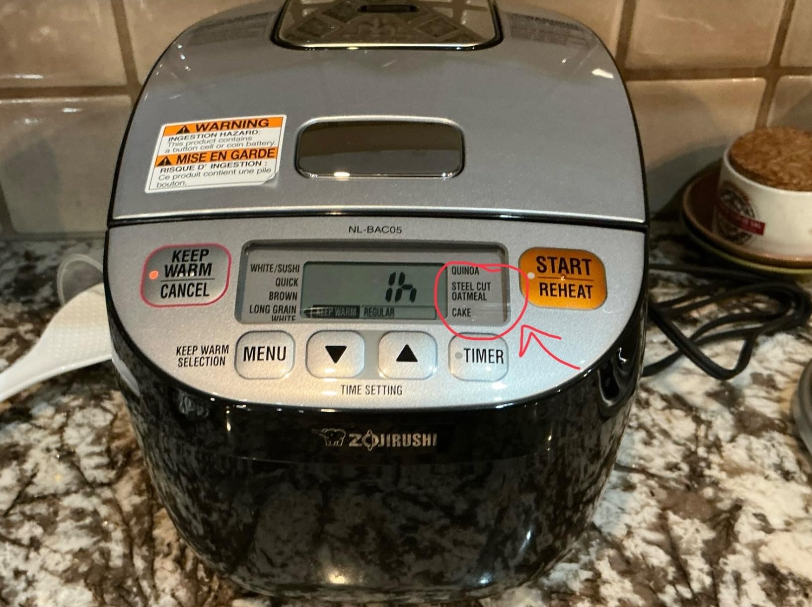 Zojirushi 612252-NL-BAC05SB Micom Rice Cooker and Warmer, Silver Black customer photo 1