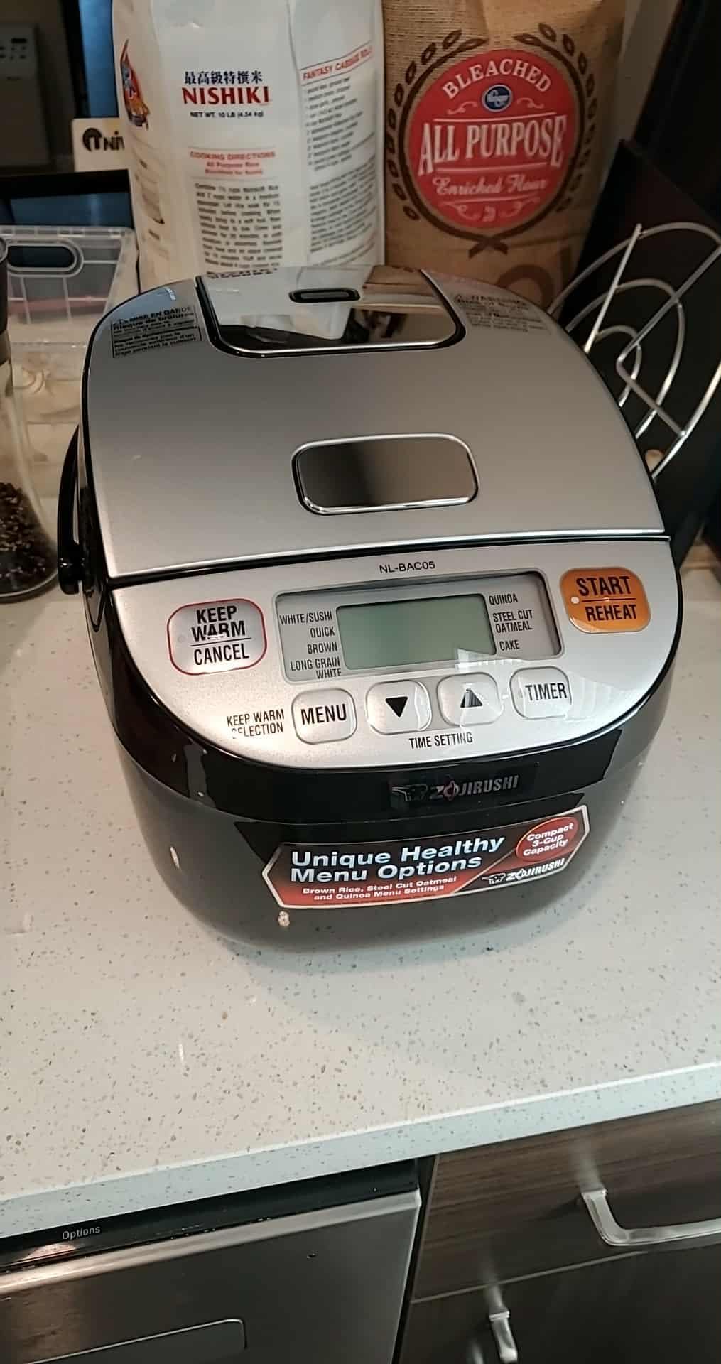 Zojirushi 612252-NL-BAC05SB Micom Rice Cooker and Warmer, Silver Black customer photo 2