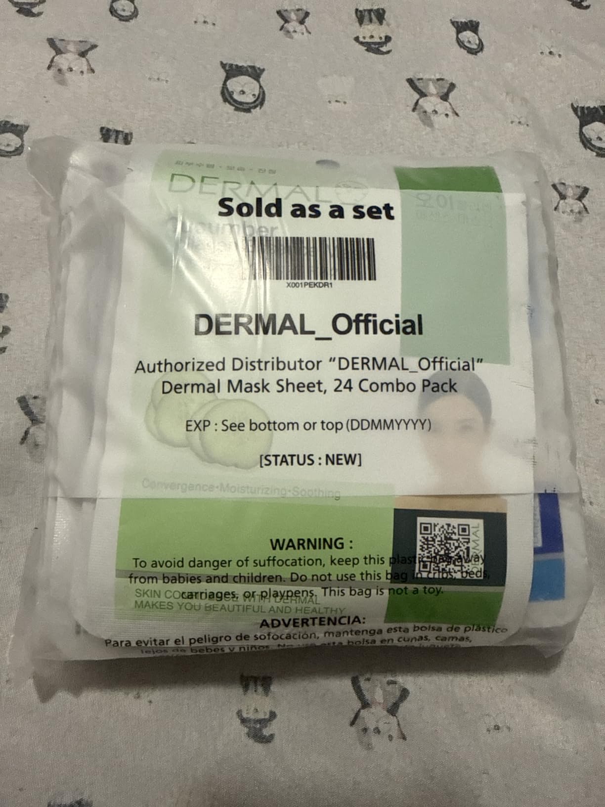 DERMAL 24 Combo Korean Essence Sheet Mask Variety Pack, Collagen & More customer photo 2