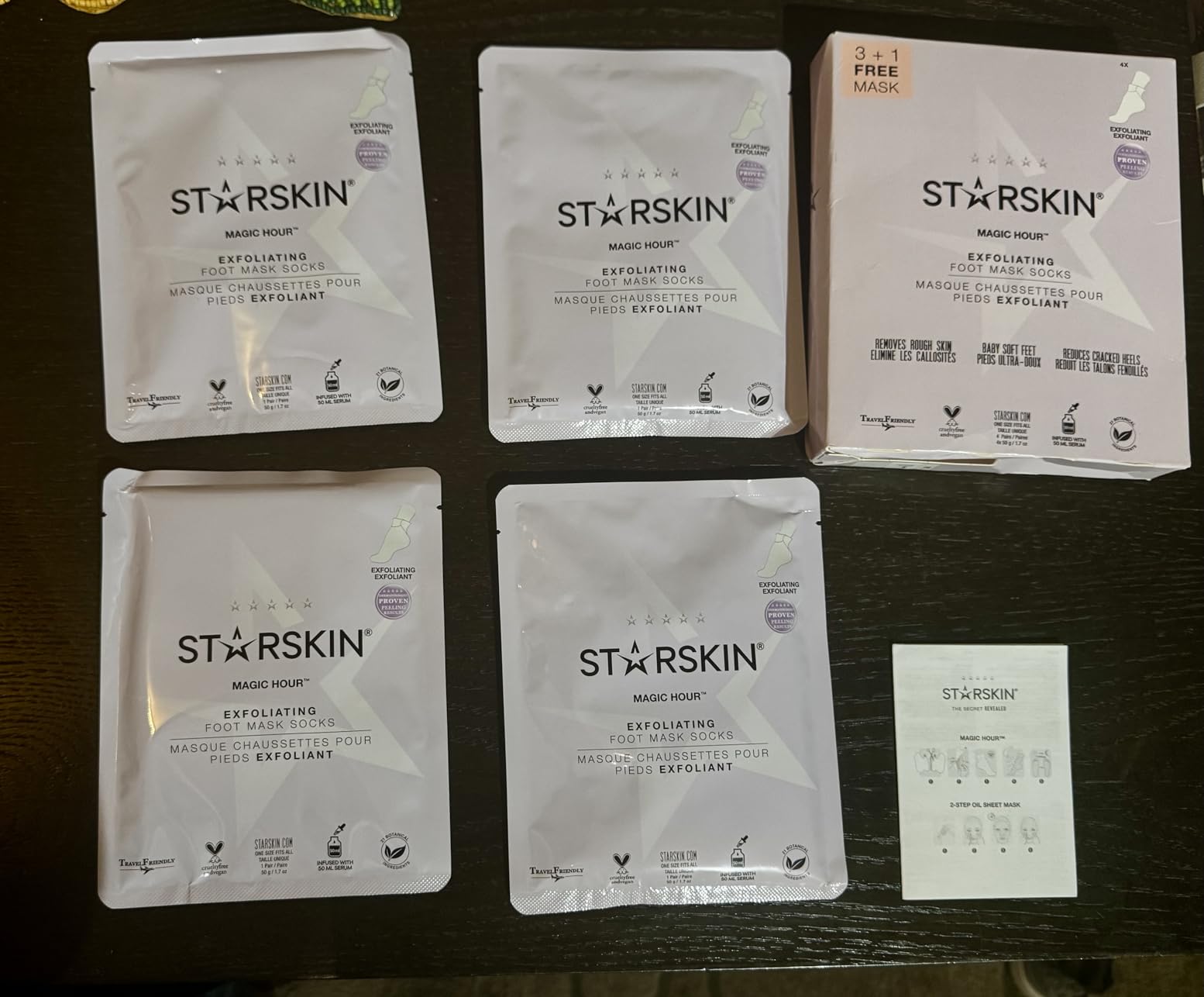 STARSKIN Magic Hour, Exfoliating Foot Mask Sock with Lactic and Glycolic Acid, Gently Removes Calluses and Dead Skin for Effective Peeling, K Beauty Skincare (1 Pack) customer photo 2
