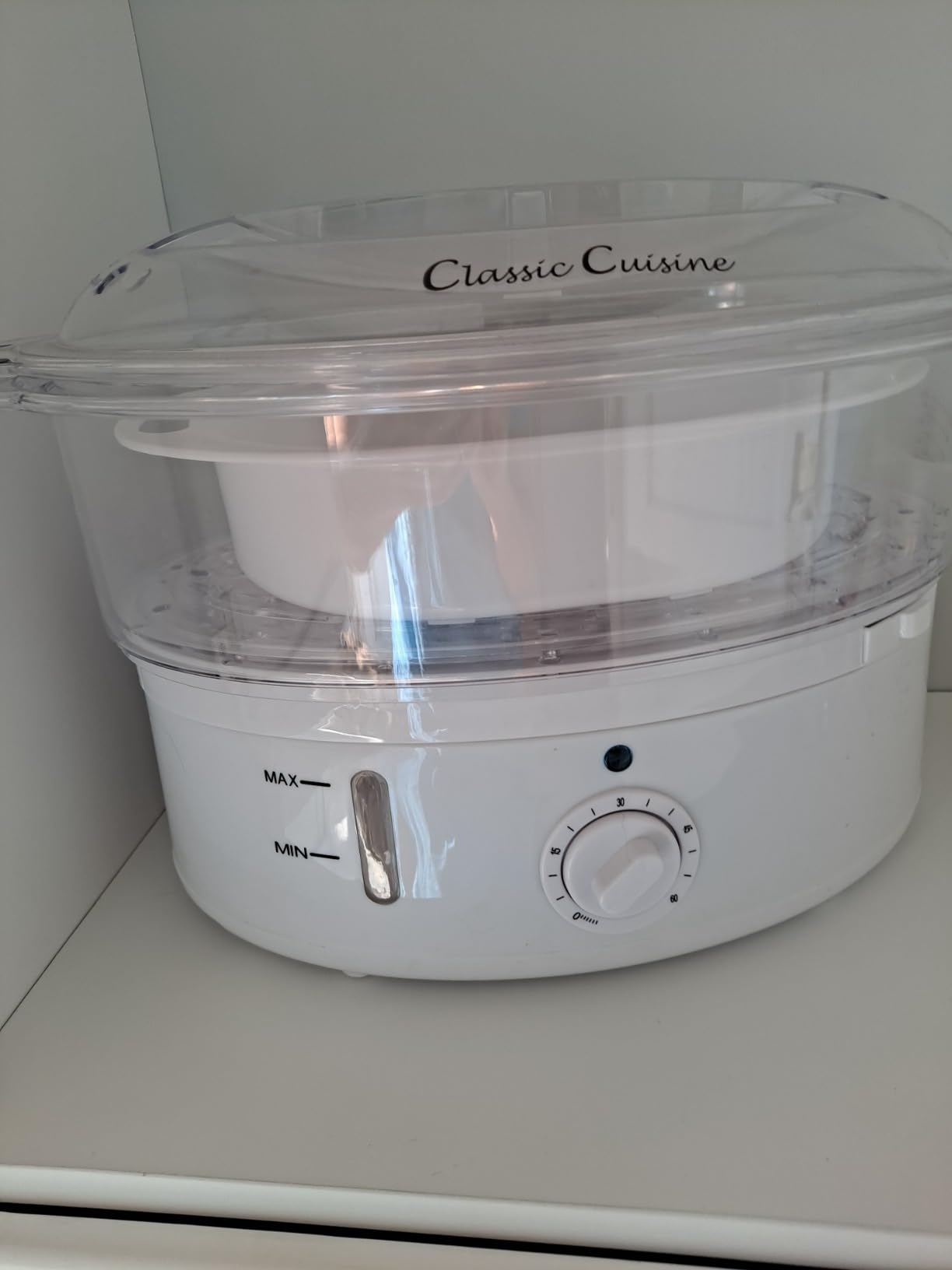 Vegetable Steamer and Rice Cooker - 6.3 Quart Electric Steamer for Cooking Healthy Fish, Eggs, Vegetables, Rice, and Baby Food by Classic Cuisine customer photo 1