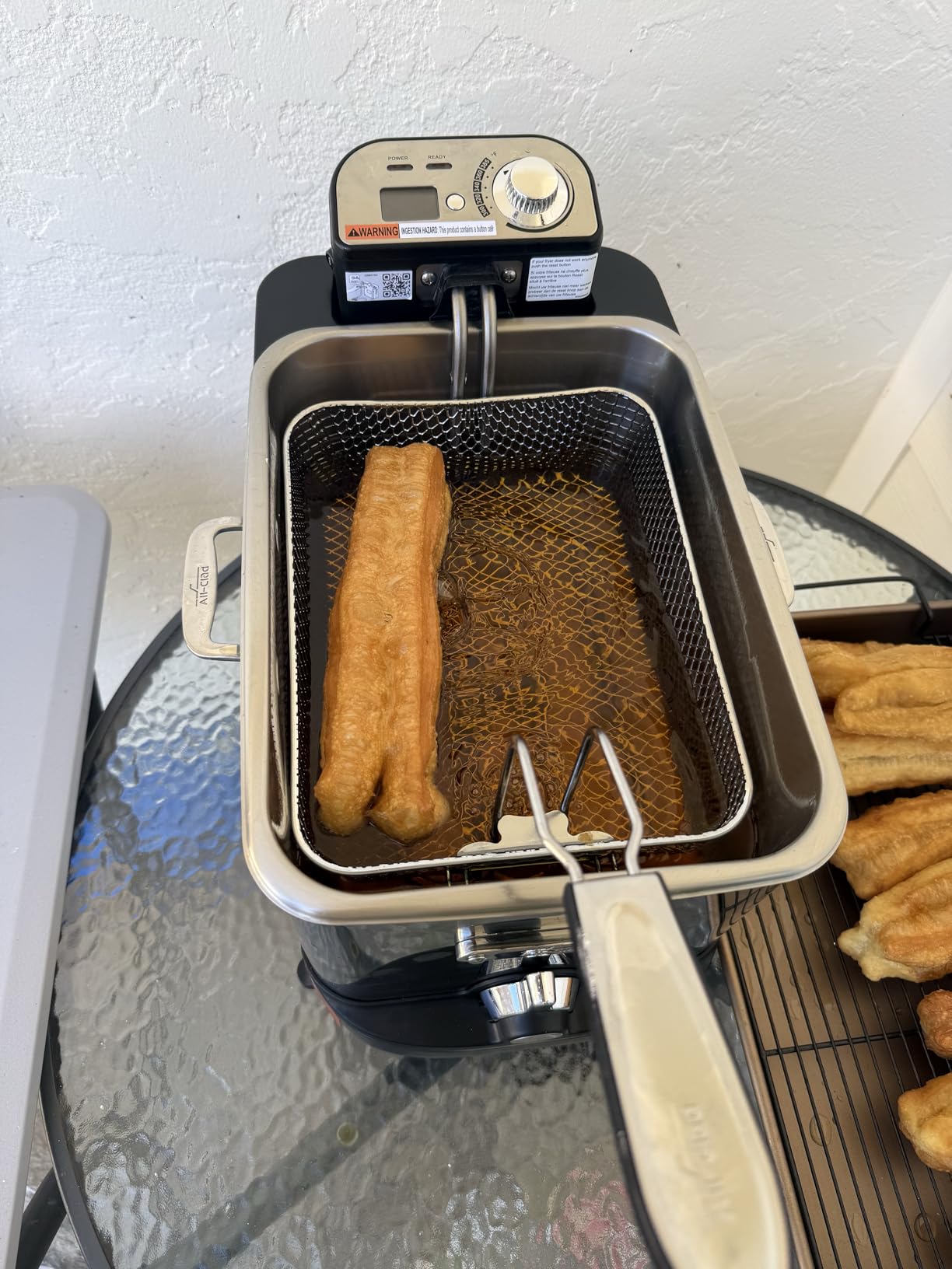 All-Clad Electric Deep Fryer with Basket and Lid, Stainless Steel, 1700W, Dishwasher Safe customer photo 1