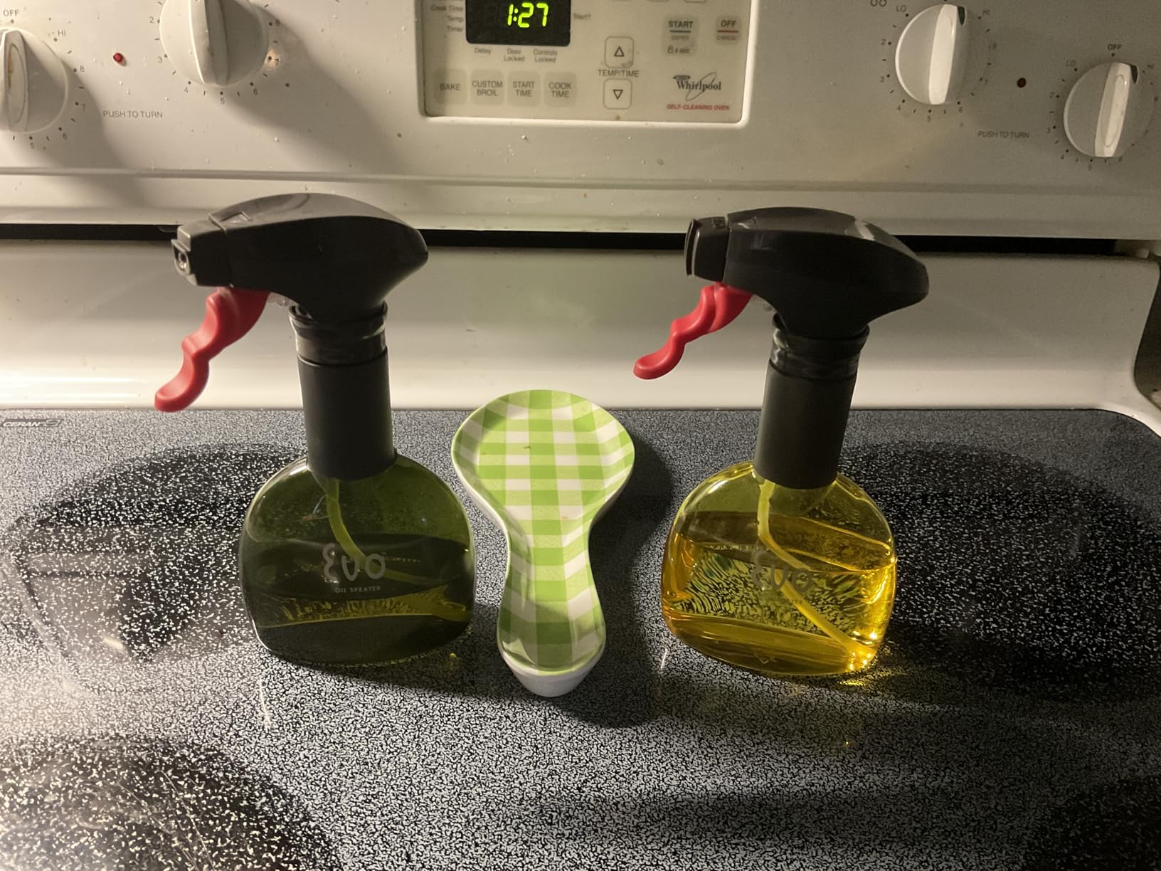 Evo Oil Sprayer Minis, Non-Aerosol for Olive, Cooking Oils, and Vinegars, 8-Ounce Capacity, 1 Each Yellow and Green customer photo 1