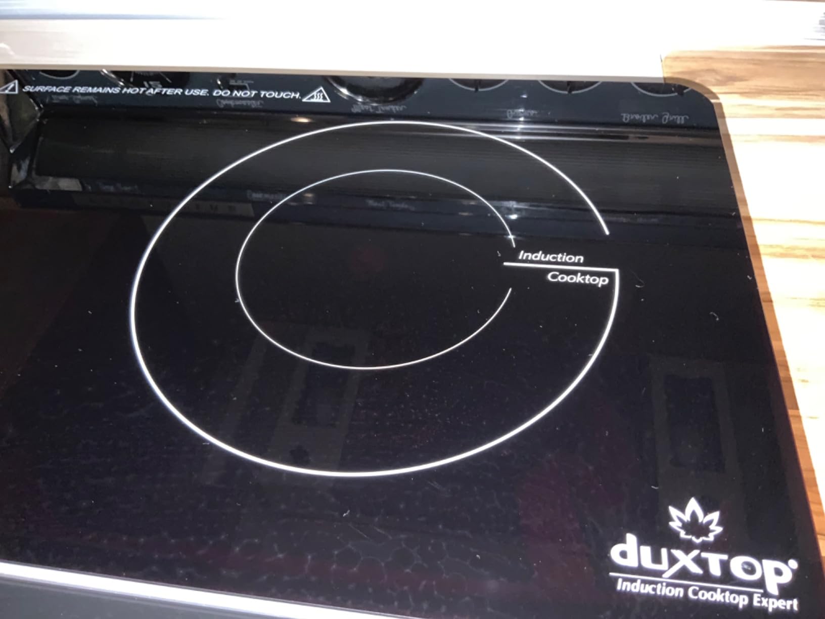 Duxtop LCD Portable Double Induction Cooktop 1800W Digital Electric Countertop Burner Sensor Touch Stove, 9620LS/BT-350DZ customer photo 2