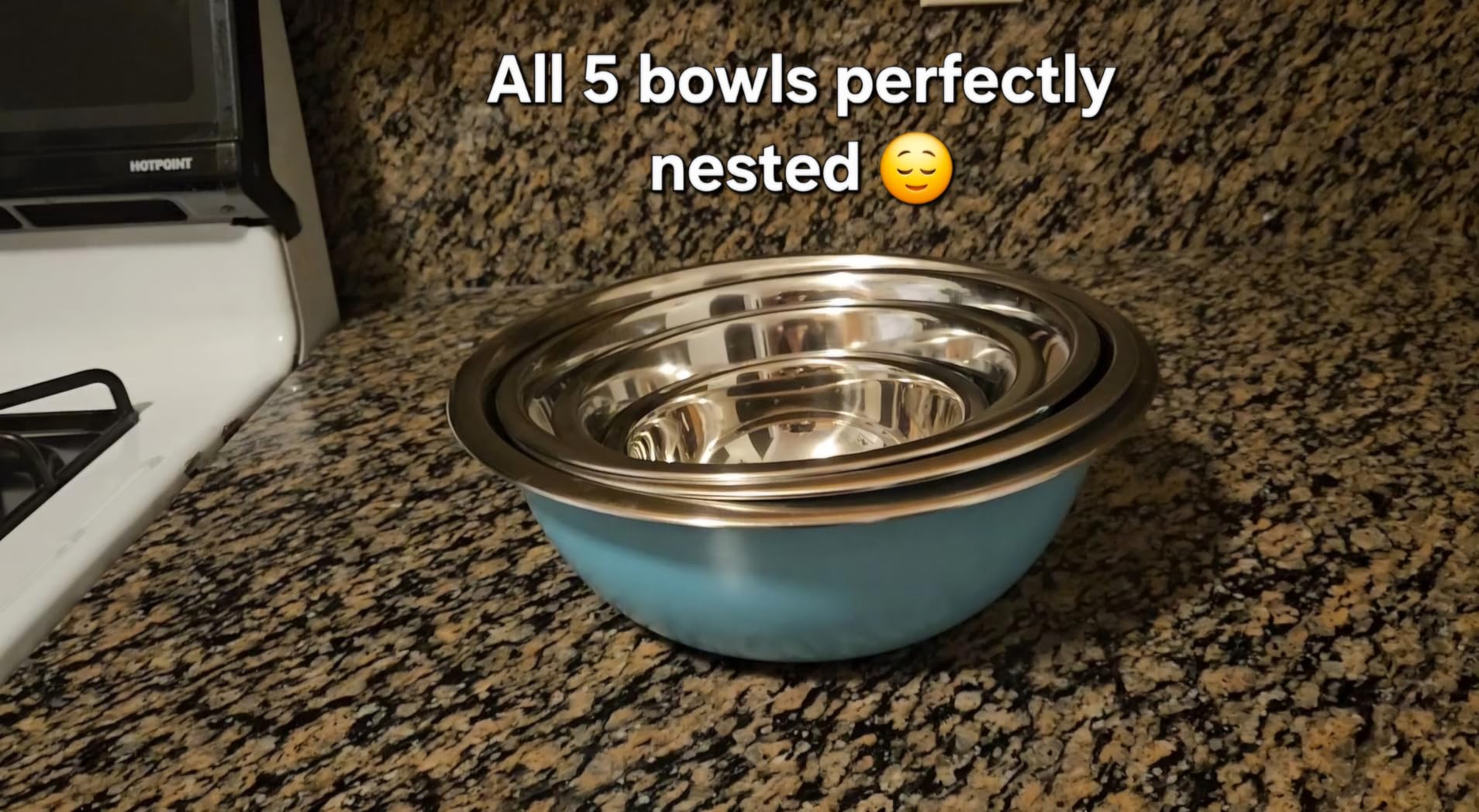 WHYSKO Stainless Steel Mixing Bowls Set, 5-Piece Meal Prep & Food Storage customer photo 1
