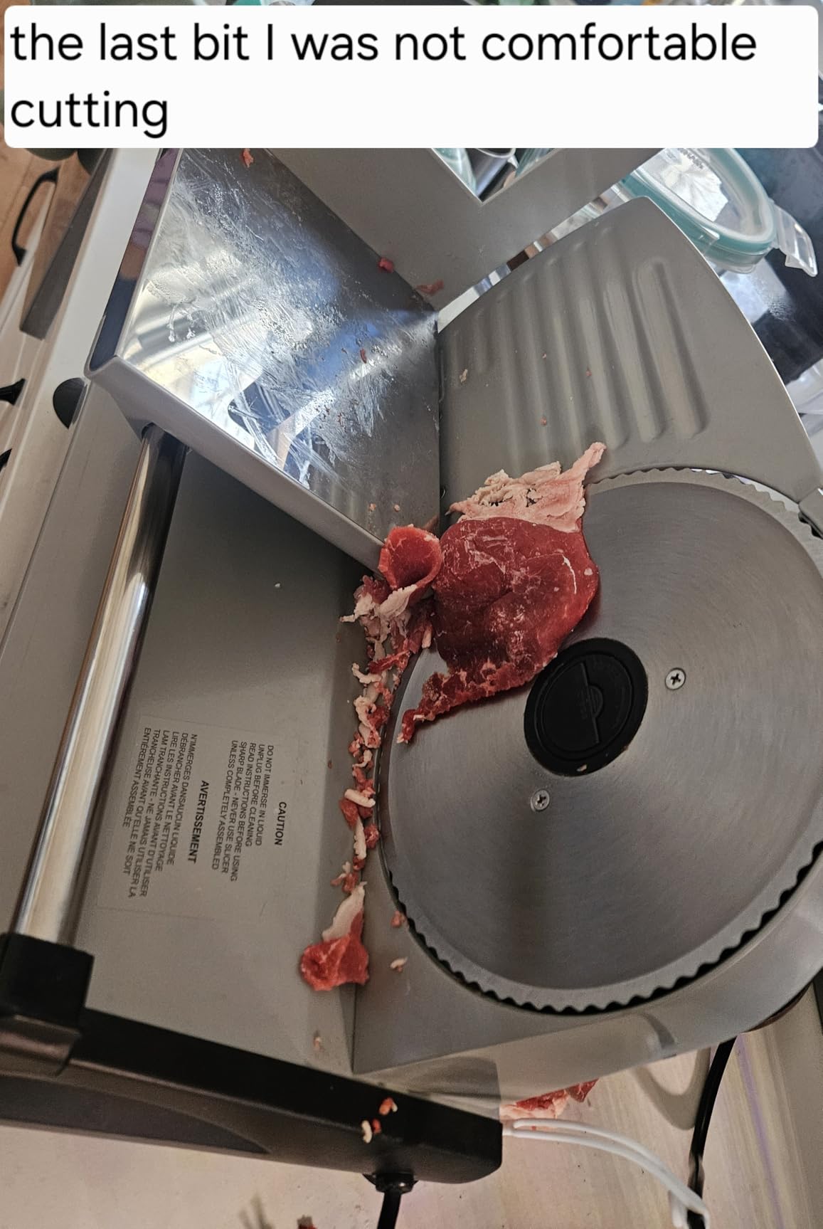 OSTBA Electric Meat Slicer with 7.5