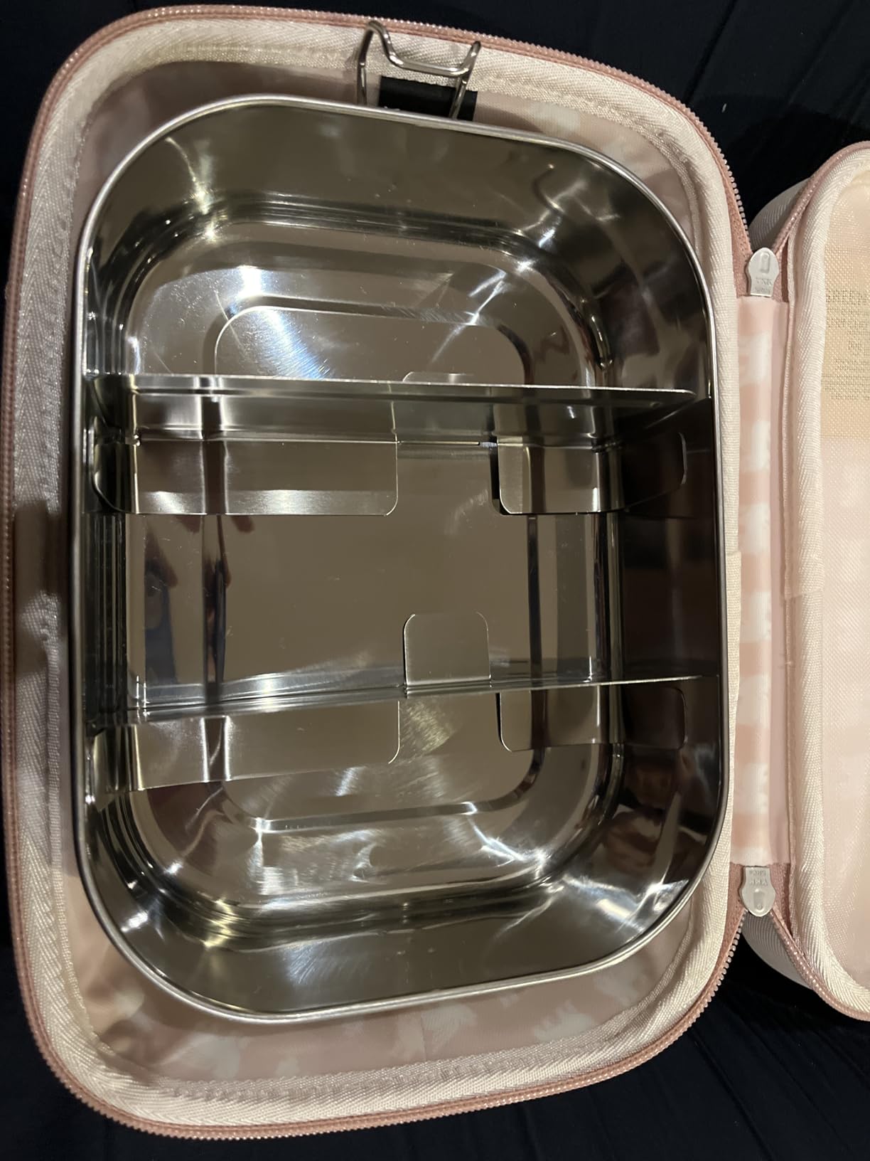 Blockhutte Stainless Steel Lunch Box for Adults | 47oz | Bento Box 3 Compartments with free Sealing, Leak-Proof Container, Metal Lunchbox for Travel, Work, Eco-Friendly Meal Storage Solution customer photo 2