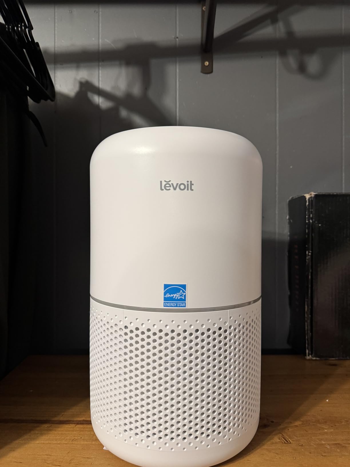 Levoit Air Purifier for Home Allergies and Pets Hair Smokers in Bedroom, H13 True HEPA Filter, 24db Filtration System Cleaner Odor Eliminators, Remove 99.97% Dust Smoke Mold Pollen, Core 300, White customer photo 1