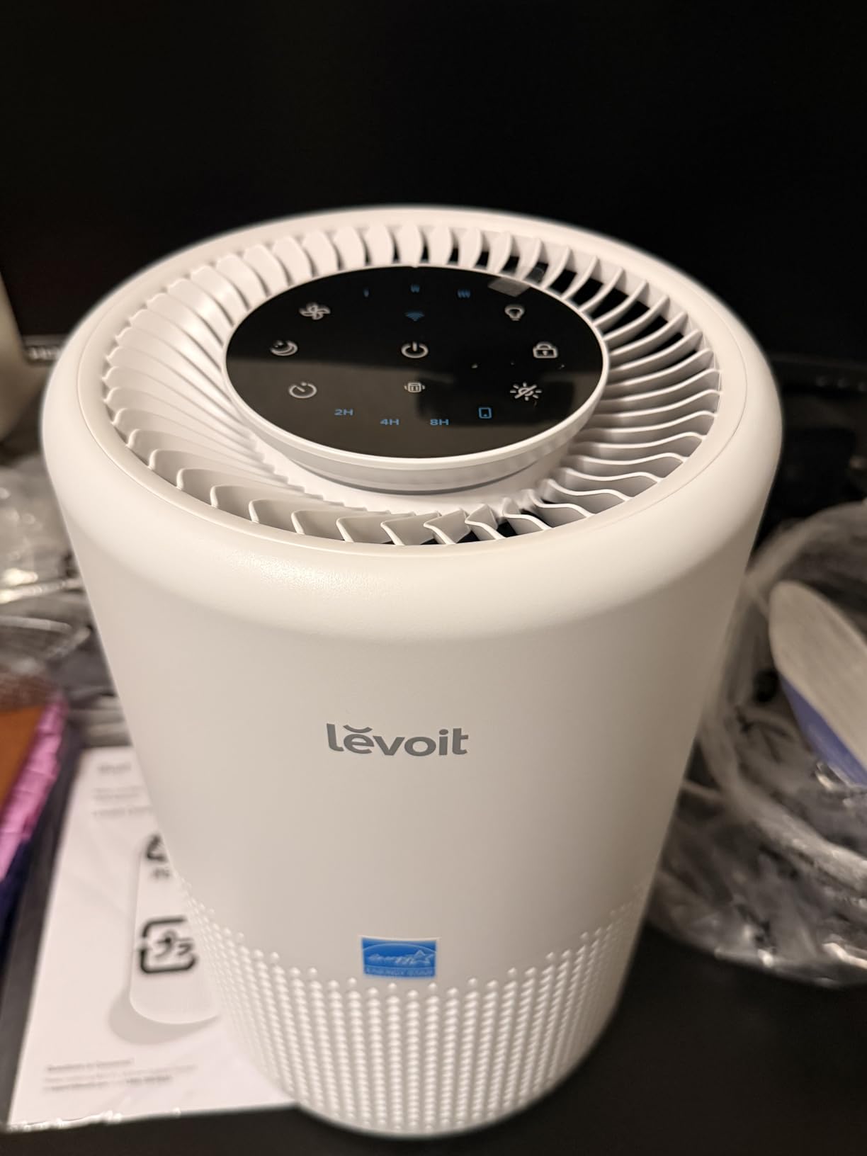 LEVOIT Air Purifier for Home Bedroom, Quiet Clean with Washable Pre-Filter for Dander, Smoke, Dust, Pollen, AHAM VERIFIDE, Odor Eliminators for Medium Sized Rooms, Pet Hair Remover, Vital 100, White customer photo 2