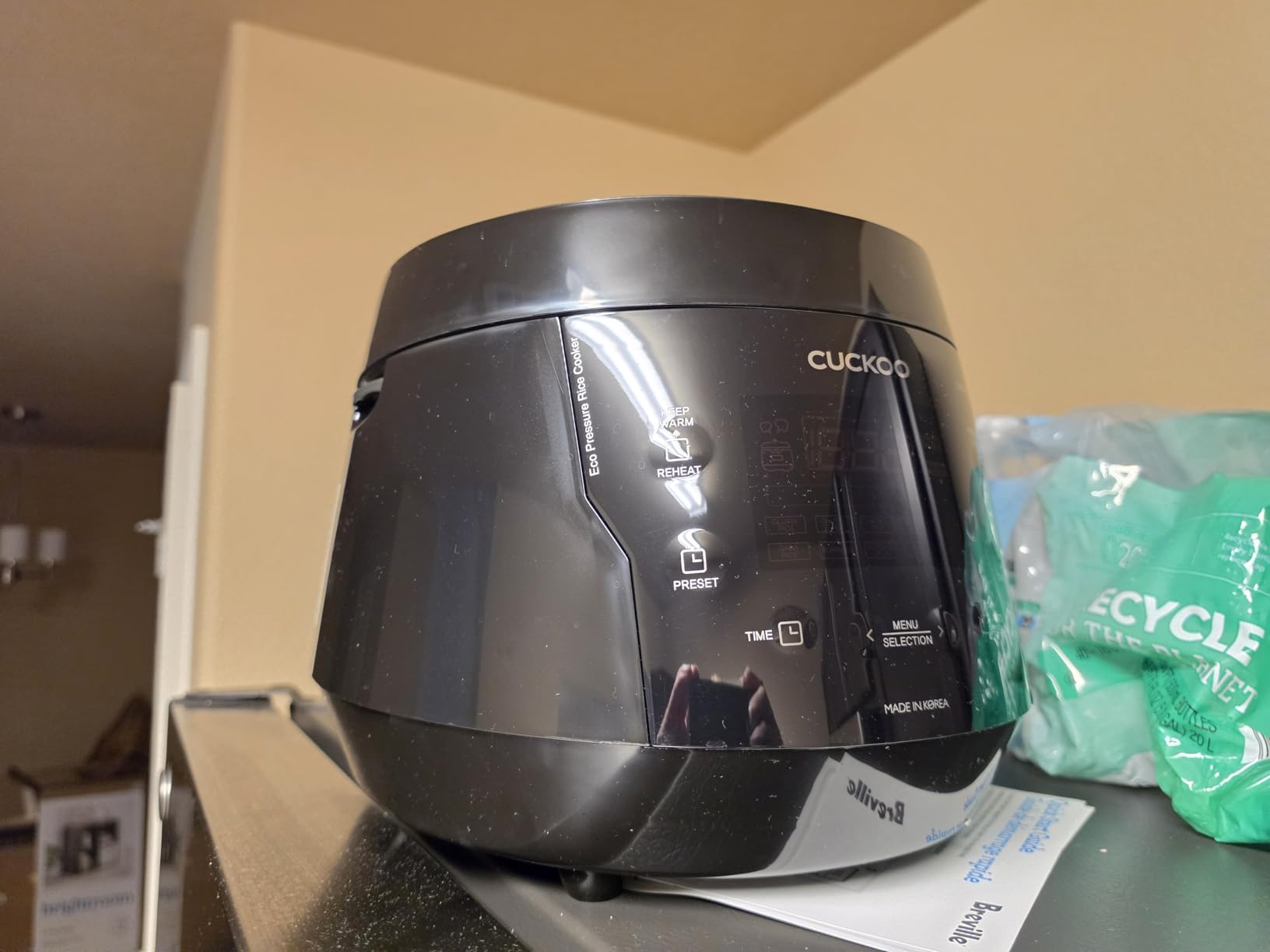 CUCKOO High Pressure Rice Cooker 10-Cup Uncooked / 20-Cup Cooked with Nonstick Inner Pot, 13 Menu Options, Fuzzy Logic Tech, Auto Clean, Black (CRP-PK1001S) customer photo 1