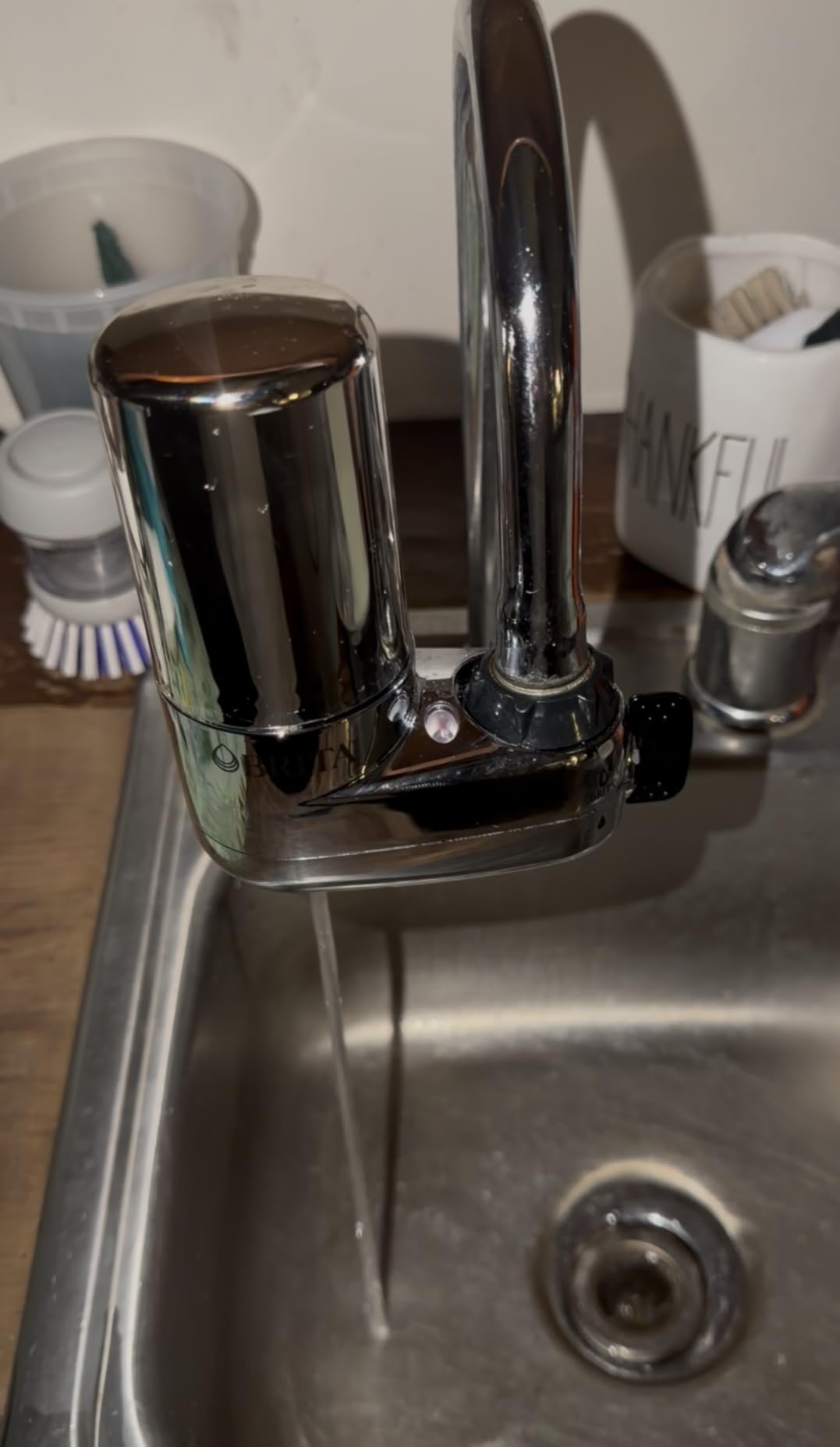 Brita Faucet Mount Water Filter System, Includes 2 Filters, Chrome | No-Wait Filtration, Easy Install, Multi-Use Tap Water Filter for Kitchens, Bathrooms & Small Spaces customer photo 2