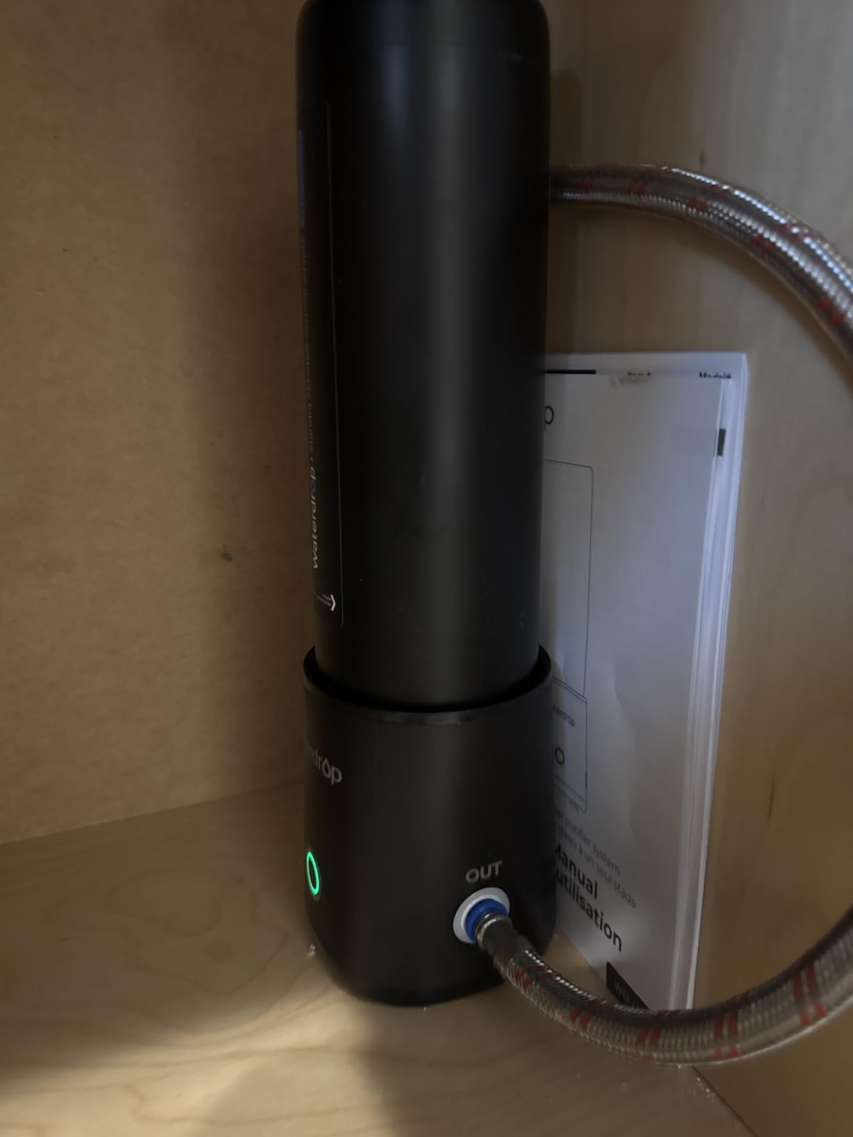 Waterdrop 10UA Under Sink Water Filter System, Reduces PFAS, PFOA/PFOS, Lead, Chlorine, Bad Taste & Odor, Under Counter Water Filter Connects Directly to Your Faucet, NSF/ANSI 42 Certified, 1 Year customer photo 2