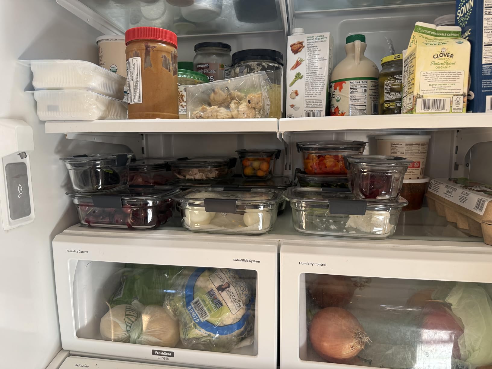 Rubbermaid Brilliance Glass Food Storage Containers, Assorted Sizes, Set of 9, BPA-Free, Leak-Proof, Clear customer photo 1