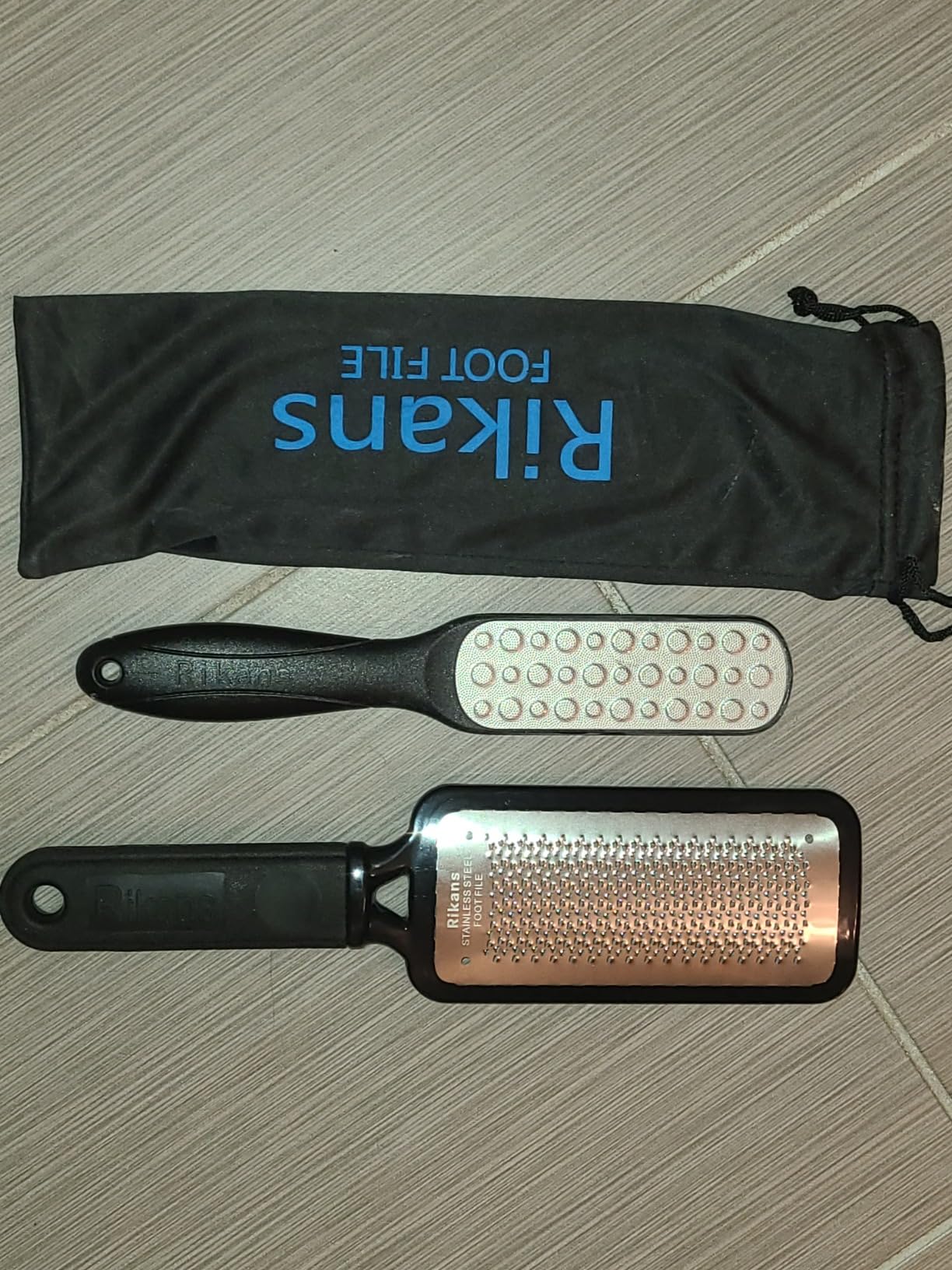 Rikans Colossal Foot File, Professional Foot Rasp Callus Remover, Foot Care Pedicure Tool to Remove Hard Skin, Can Be Used on Wet or Dry Skin, High Grade Stainless Steel File customer photo 1