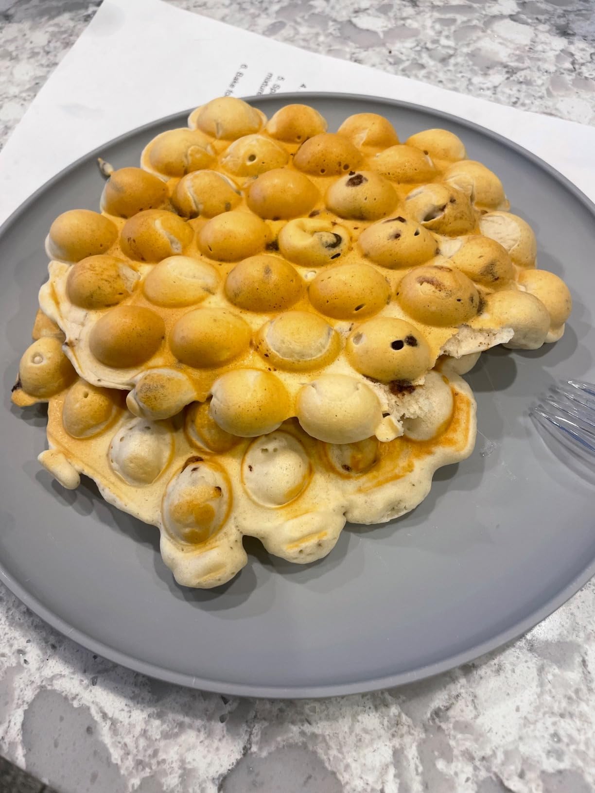 bella Bubble Waffle Maker for Hong Kong Style Breakfast Dessert 9