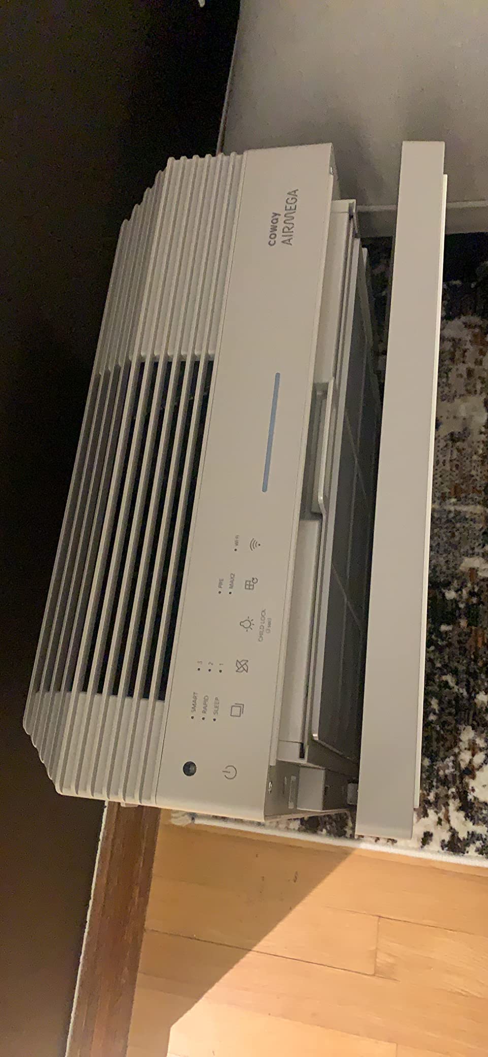 COWAY Air Purifiers for Home Large Room Up to 1,860 ft², Washable Pre-Filter and HEPA Filter for Smoke, Allergies, Pet Dander, Odor, AQI, App Control, Smart, 3yr Warranty, Airmega 250S Wifi customer photo 1