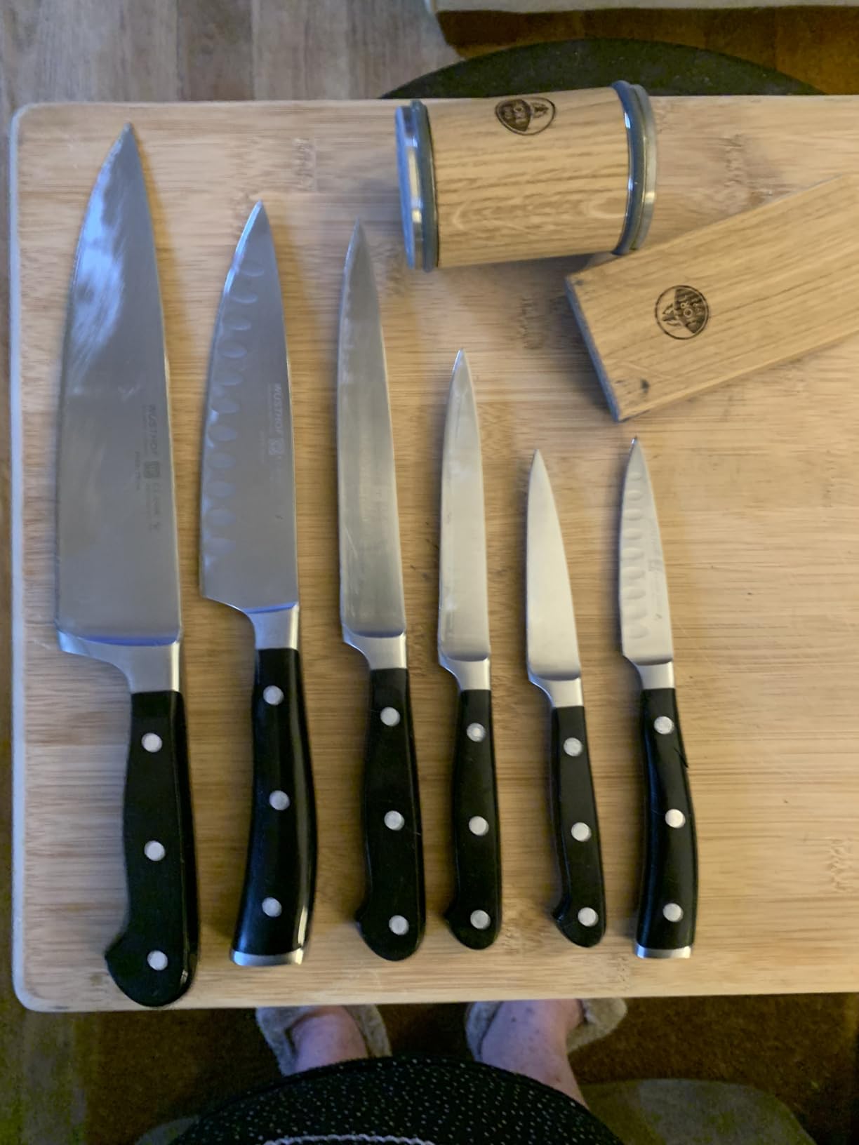 HORL 2 Walnut Rolling Knife Sharpener - Professional Rolling Sharpener with 15° & 20° Angles customer photo 2