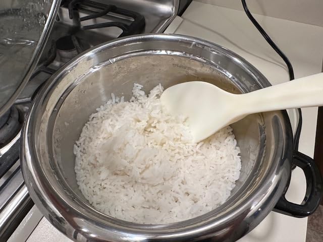 Aroma Housewares Select Stainless Rice Cooker & Warmer with Uncoated Inner Pot, 3-Cup(uncooked)/6-Cup(cooked)/ 1.2Qt, ARC-753SGB, Black customer photo 1