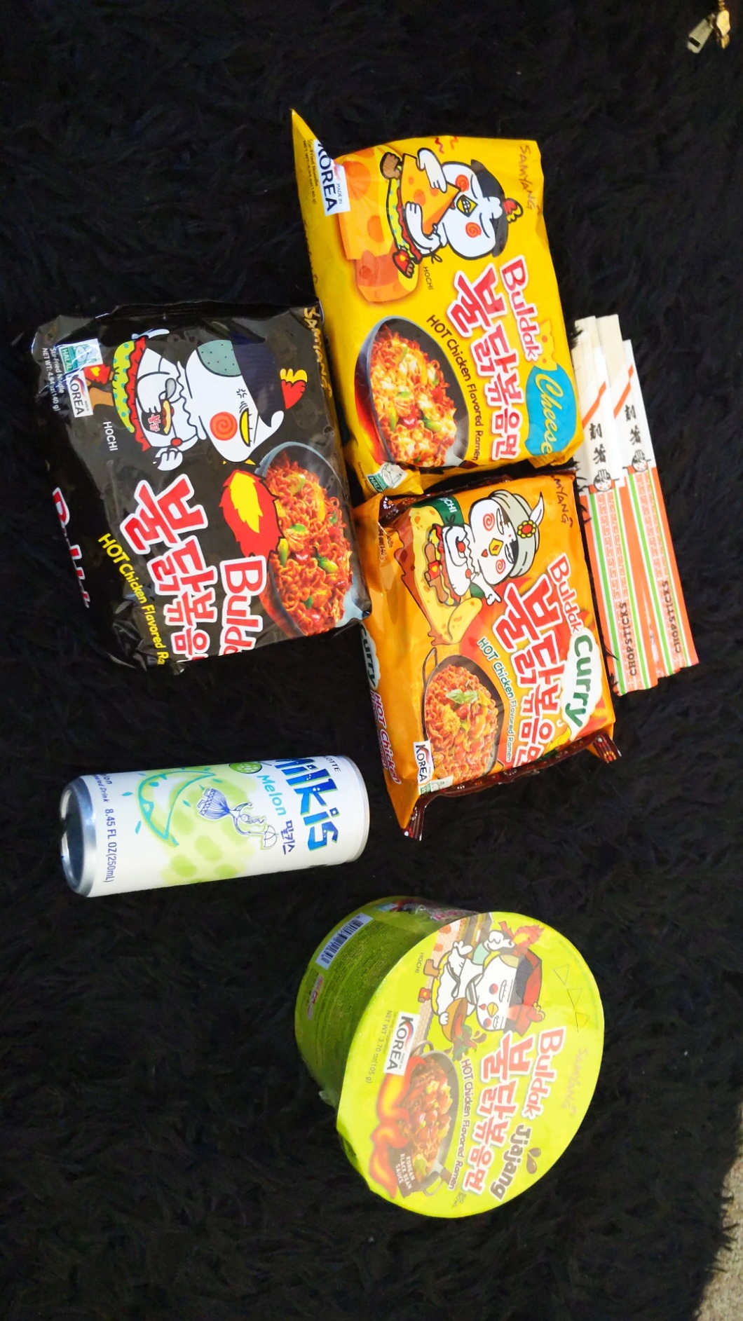 Korean Spicy Ramen Box | 3 Buldak Ramen 