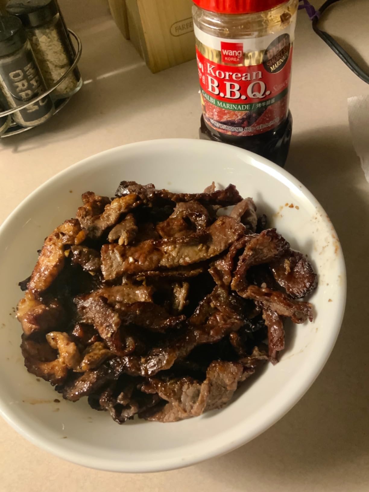 Wang Galbi Marinade, Korean BBQ Sauce for Beef Short Ribs | Sweet & Smoky Kalbi Marinade, Authentic Korean Rib Sauce, Made in Korea, No MSG, 16.93 oz Bottle customer photo 2