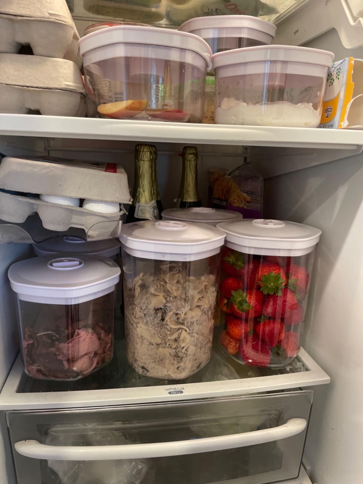 Avid Armor 3 Piece Vacuum Food Container Set for Home Kitchen with Accessory Hose in 2L, 1.4L, and 0.7L Sizes BPA Free customer photo 2