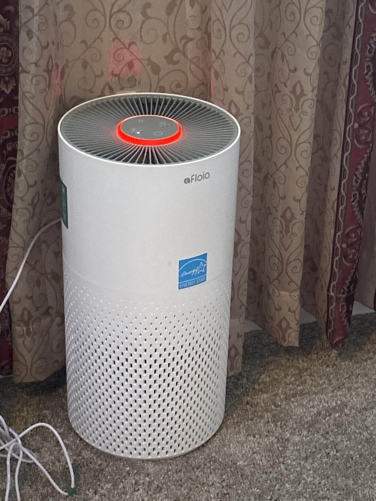 Afloia Air Purifiers for Home Bedroom Large Room Up to 1076 Ft², 3-Stage Filter Cleaner Odor Eliminator, Remove Pets Dust Dander Hair Allergy Mold Pollen Smoke Smell, Quiet 22 dB, 7 Colors Night Light customer photo 1